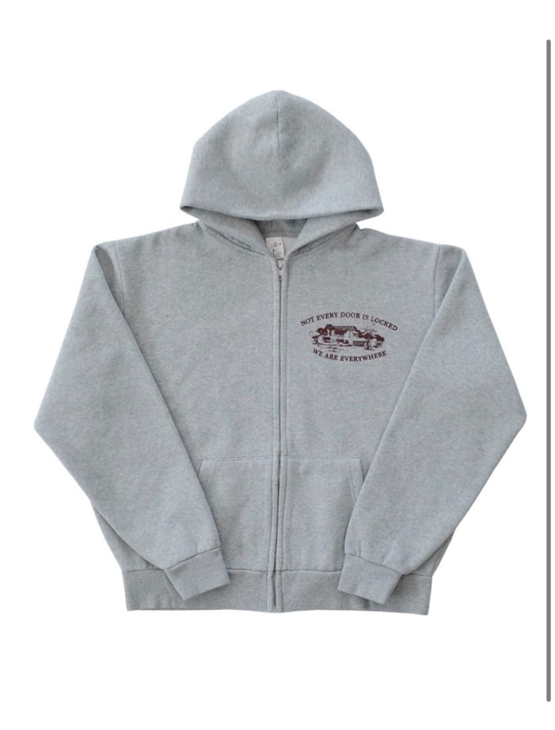 컬렉트피시스 후드집업 멜란지 그레이 상품이미지1