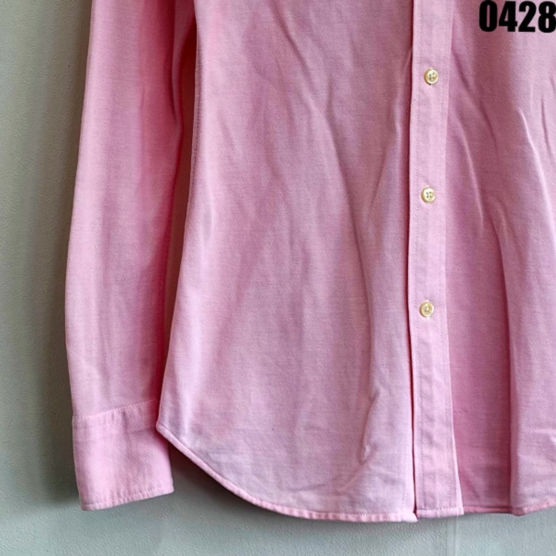 랄프로렌 니트 옥스포드 핑크 셔츠 남방 S 0428 상품이미지3