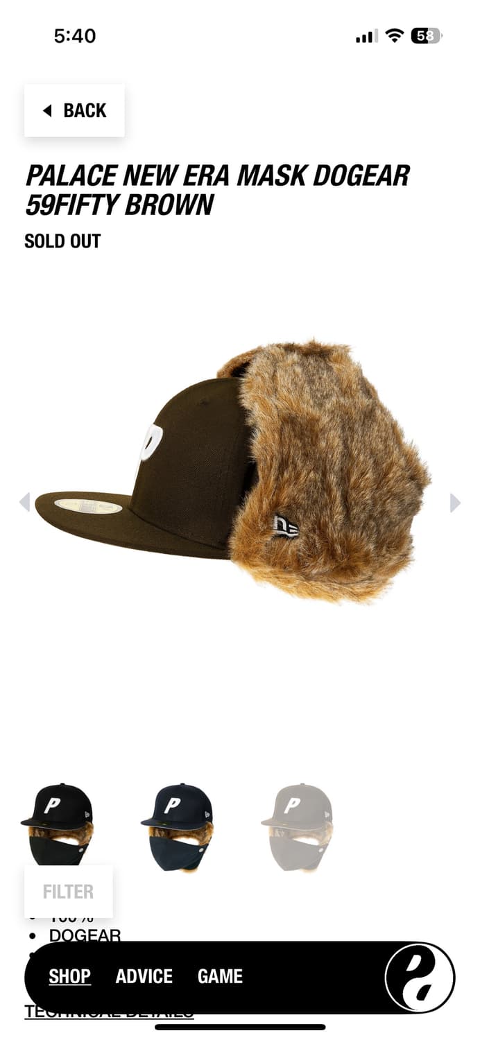 팔라스 뉴에라 마스크 도그이어 59피프티 상품이미지3