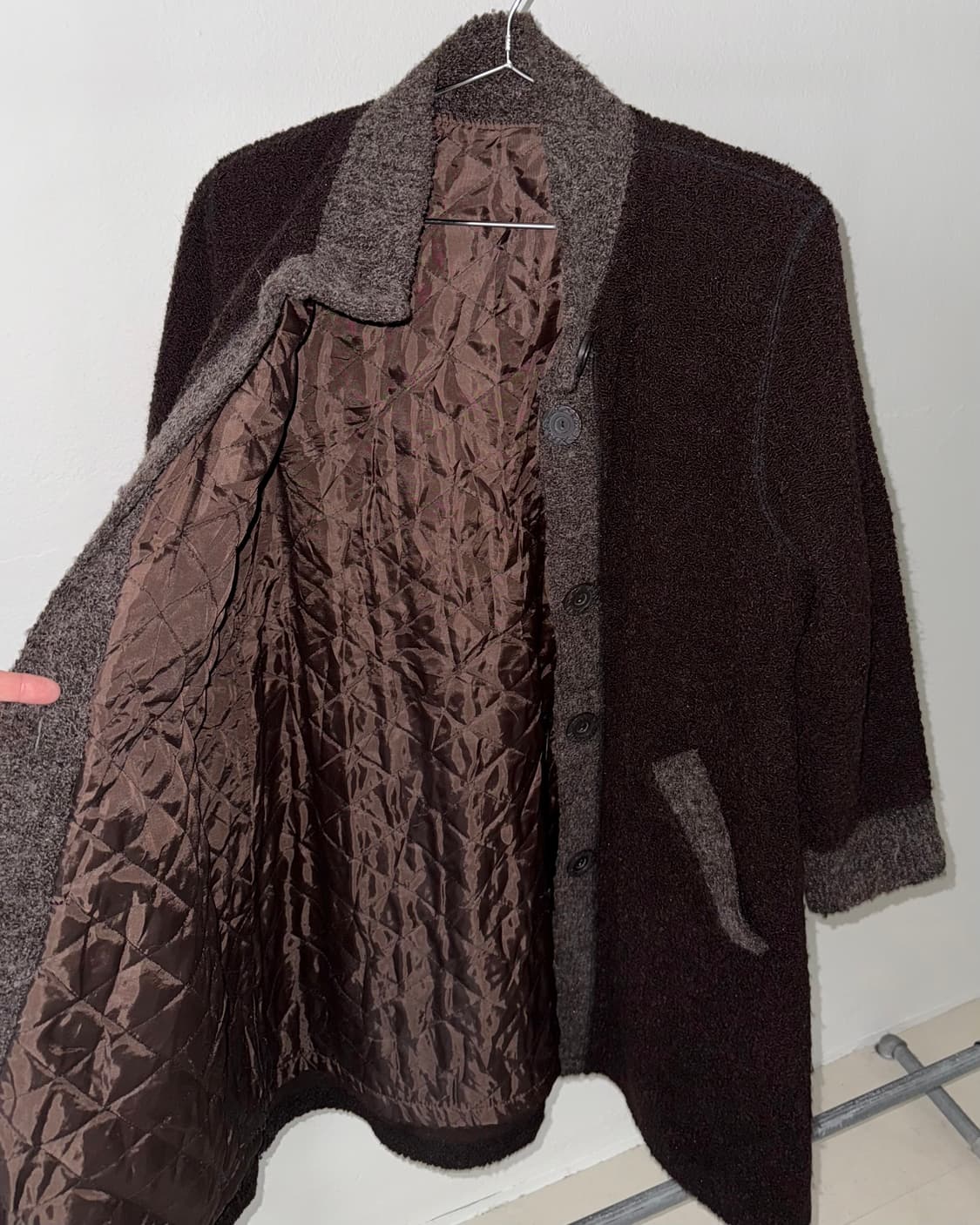 빈티지 누빔 코트 상품이미지5