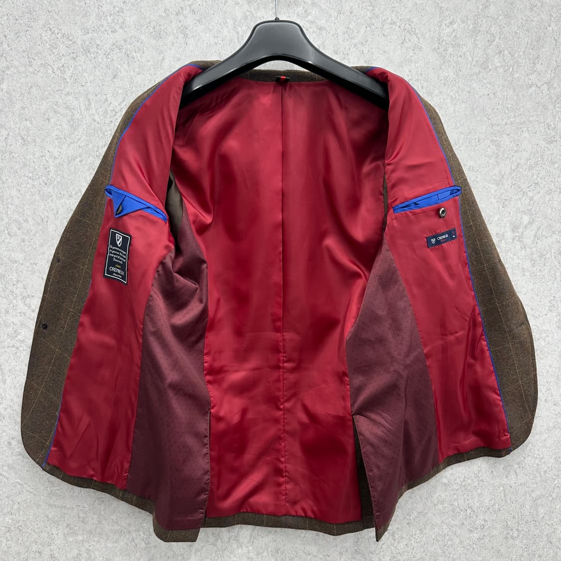 100 다니엘크레뮤 남자 울 블레이져 자켓 상품이미지3