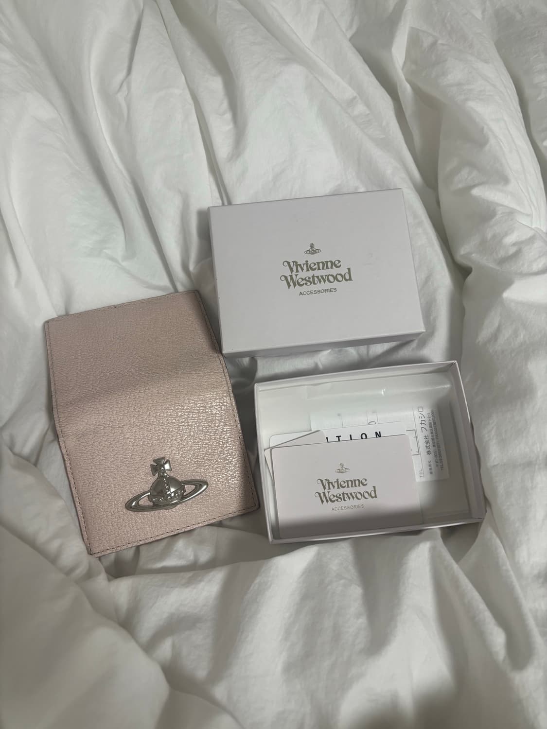 비비안웨스트우드 연핑크 반지갑 상품이미지4