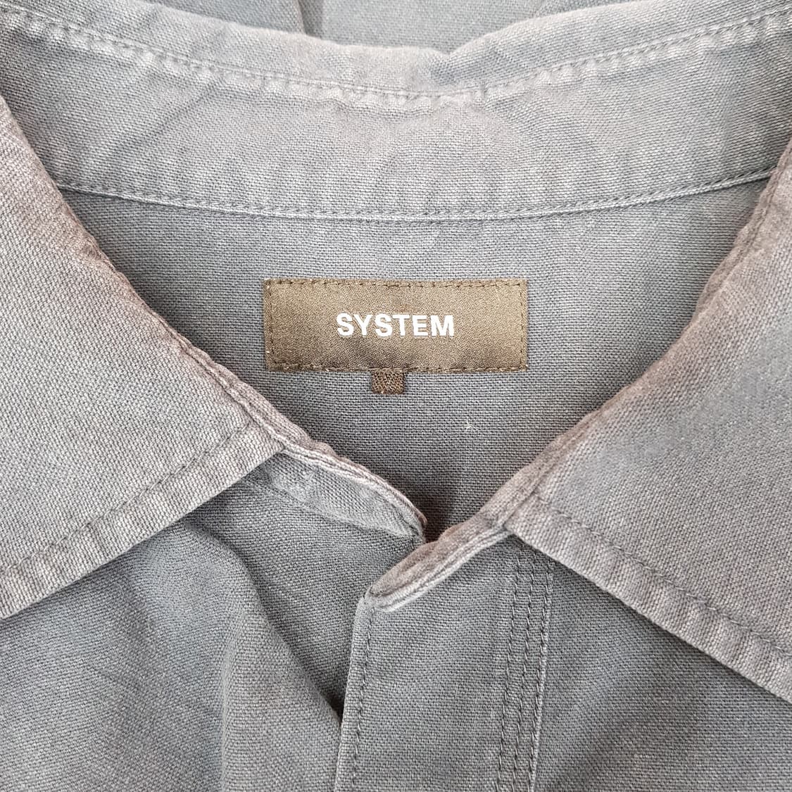 한섬 시스템 2024  반팔 코튼 셔츠 105사이즈 상품이미지5