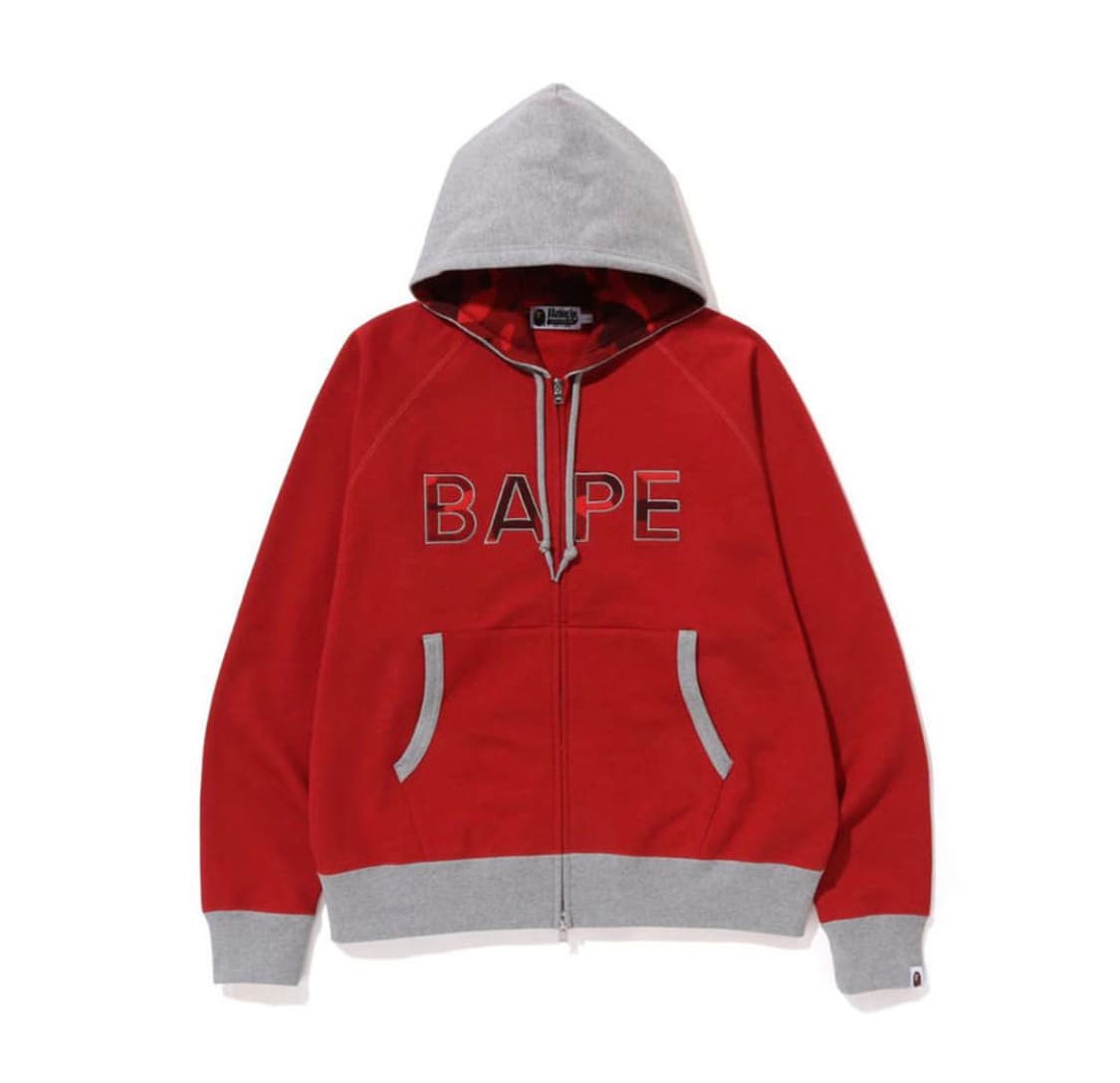 bape 카모 후드집업 상품이미지1
