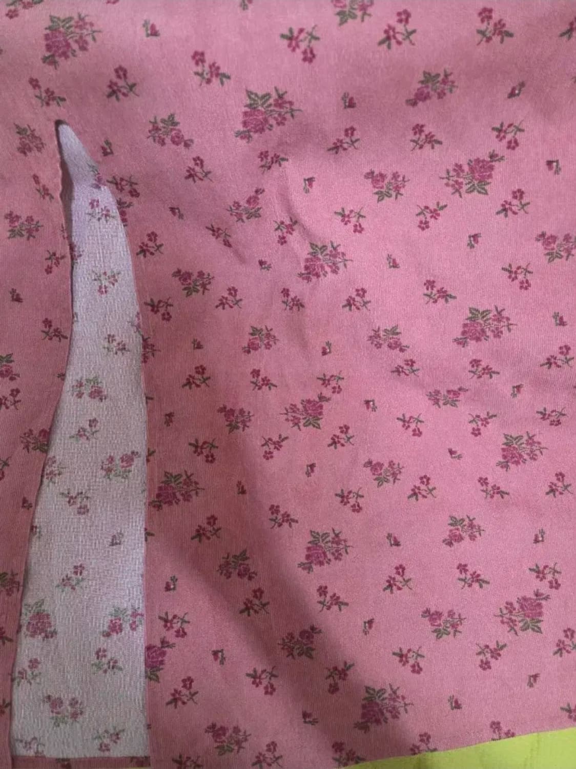 플라워 코듀로이 슬릿 백예린 원피스 상품이미지4