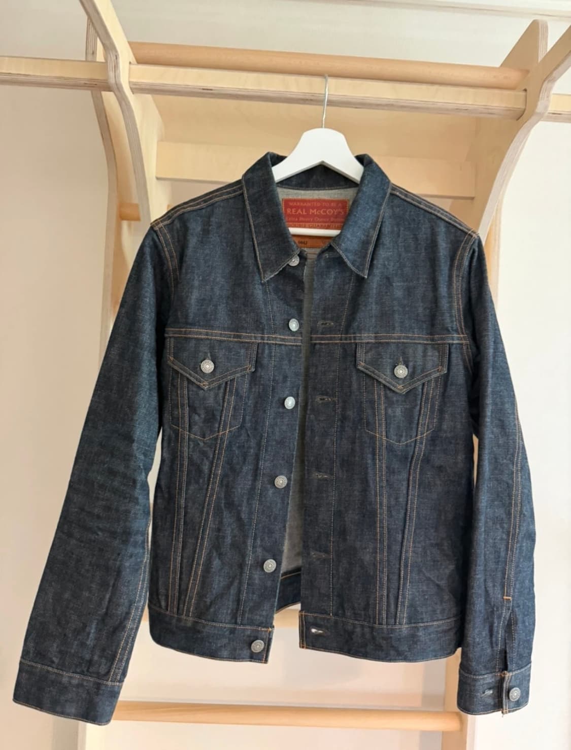 리얼맥코이 004J 3세대 데님 자켓 38사이즈 상품이미지1
