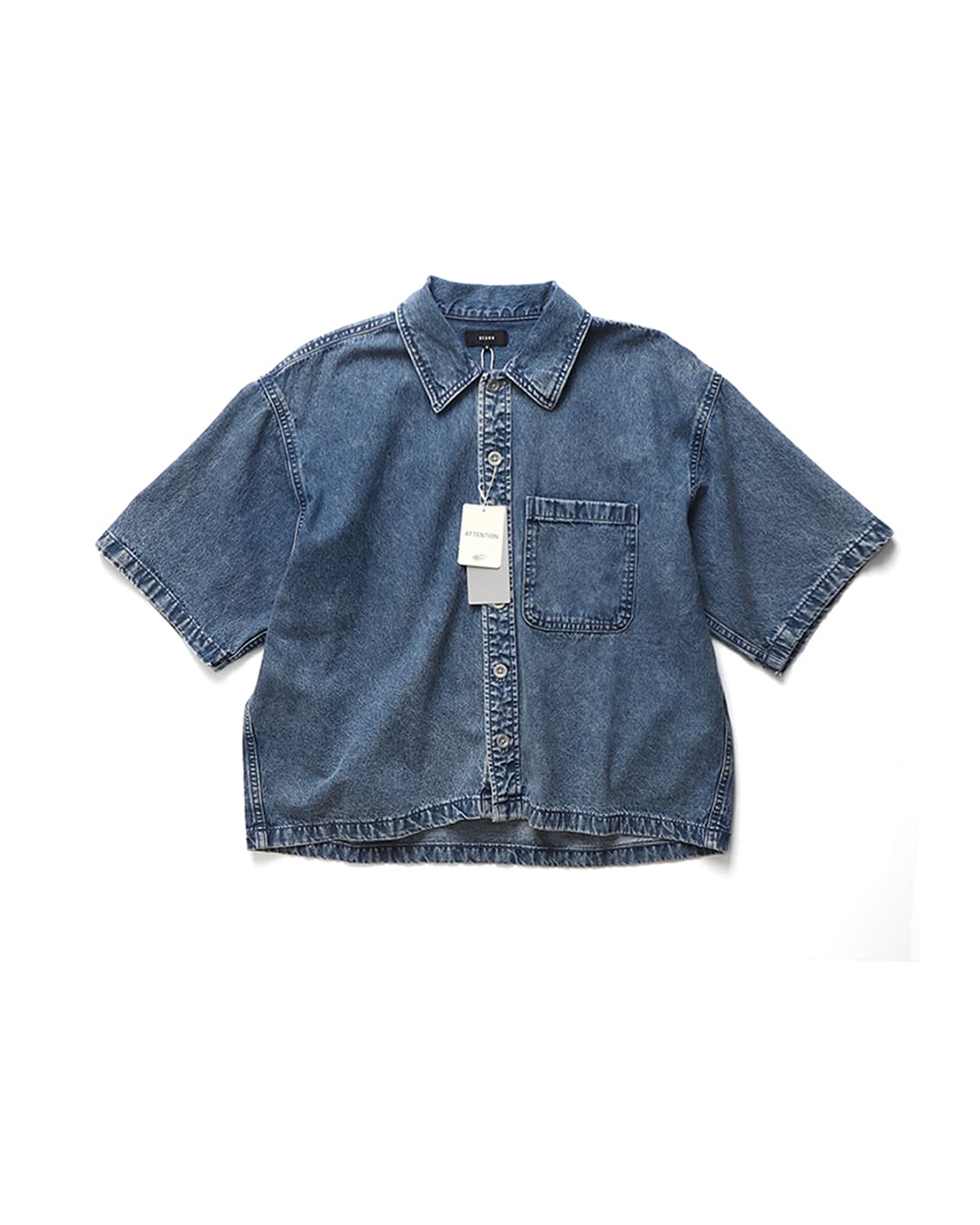 BEAMS Shorts Denim Shirt 상품이미지1