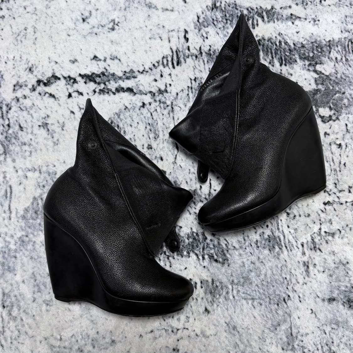 발렌시아가 04fw 아카이브 런웨이 랩 웨지부츠 37.5 상품이미지2