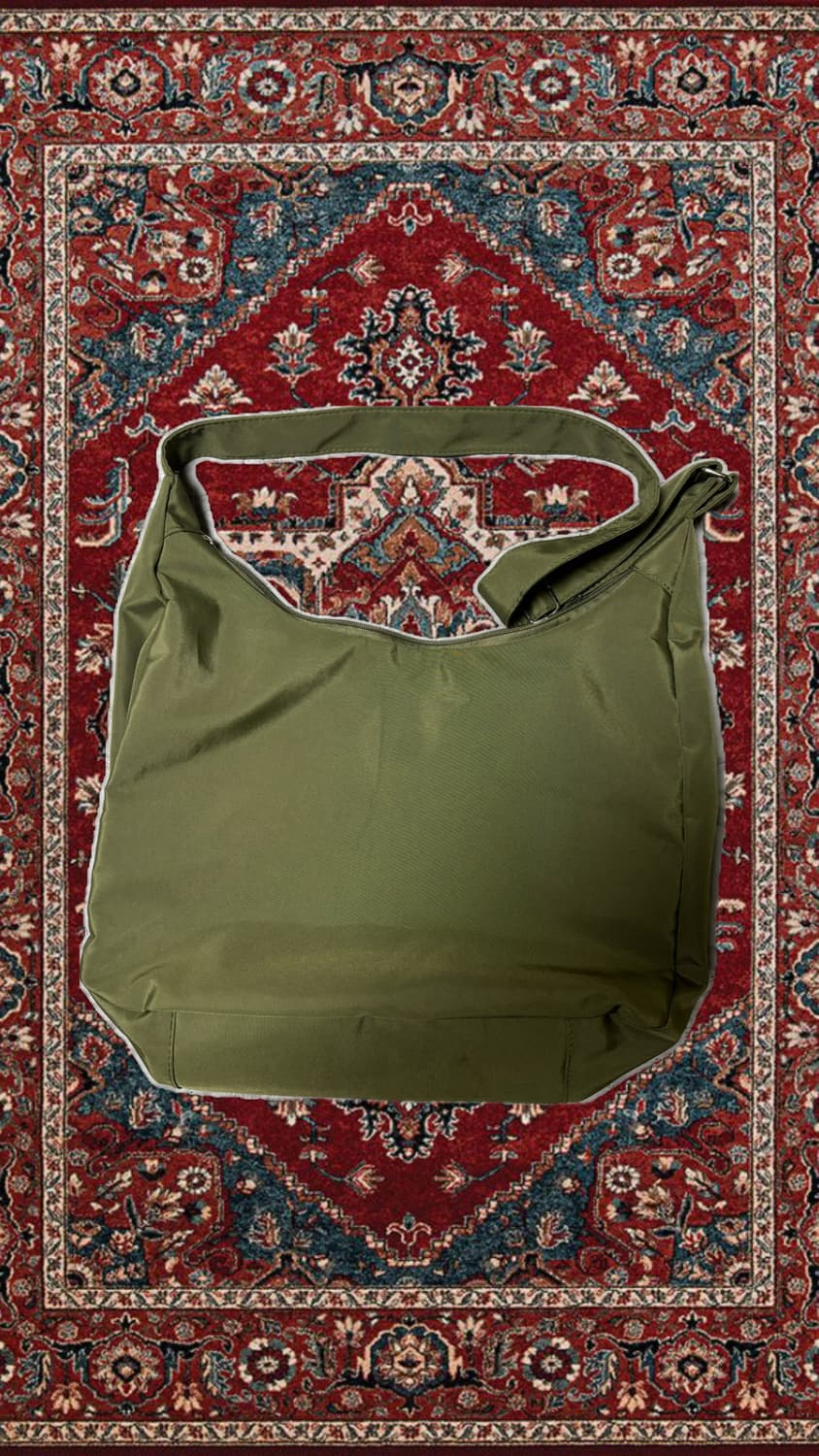 Double-cross Khaki bag 상품이미지2