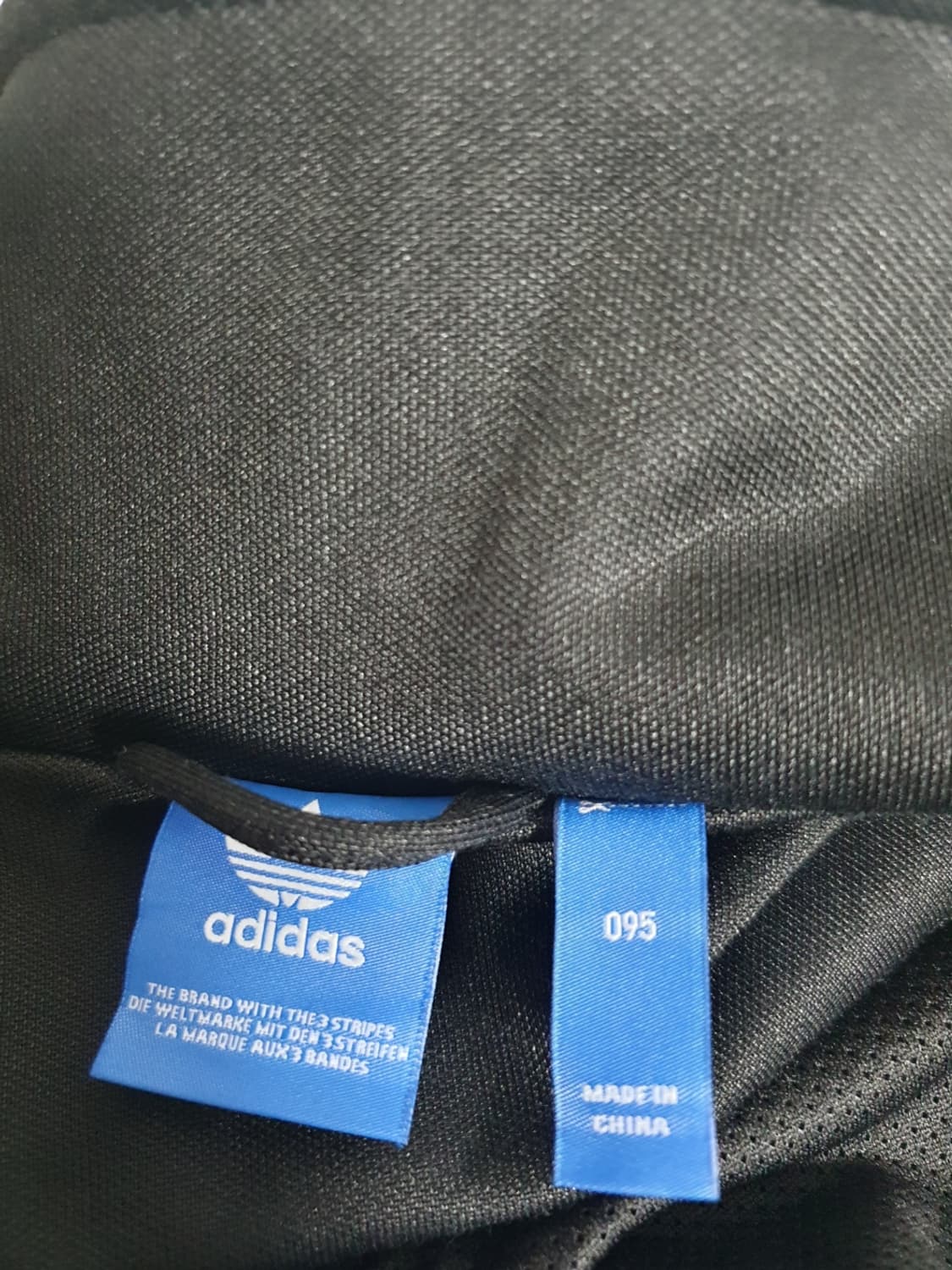 아디다스 유로파 트랙탑 져지 블랙 바디 화이트 삼선 95 상품이미지7
