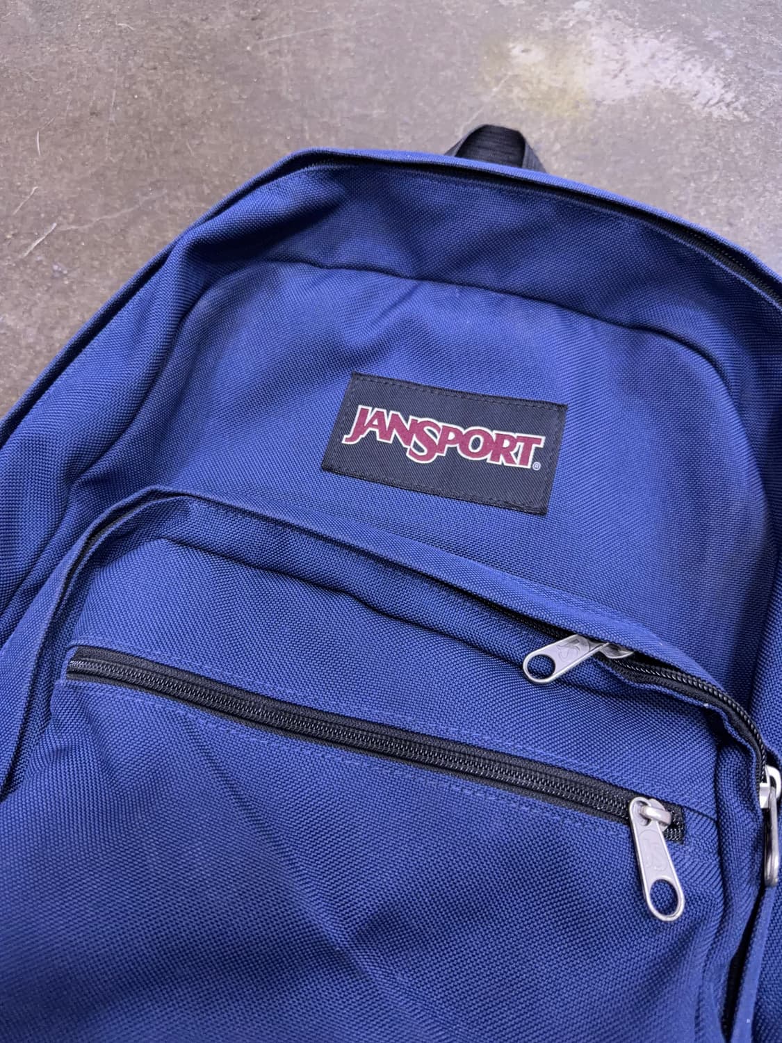 잔스포츠 라이트 스웨이드 네이비 백팩 상품이미지3