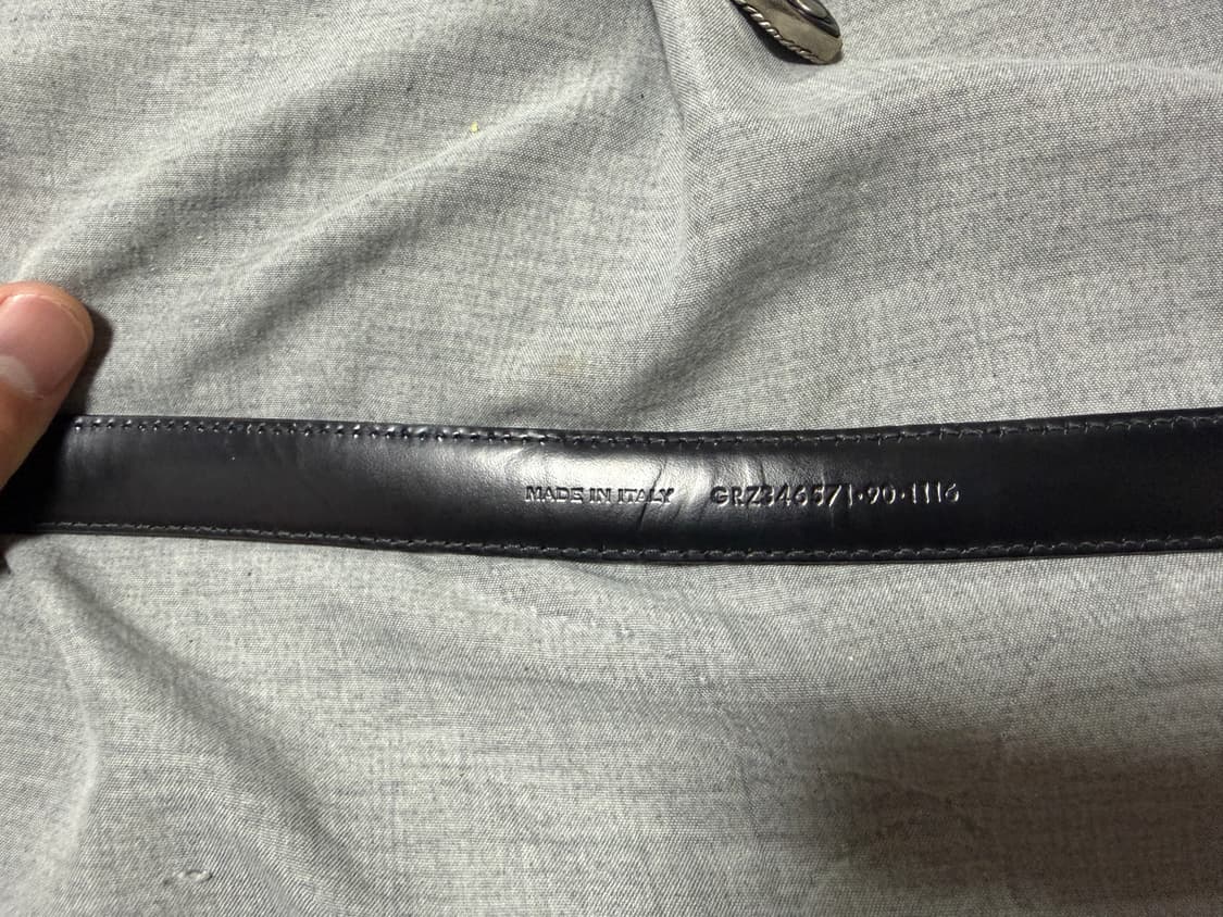 생로랑 웨스턴 벨트 브라운 스웨이드 90cm 팝니다.   상품이미지3