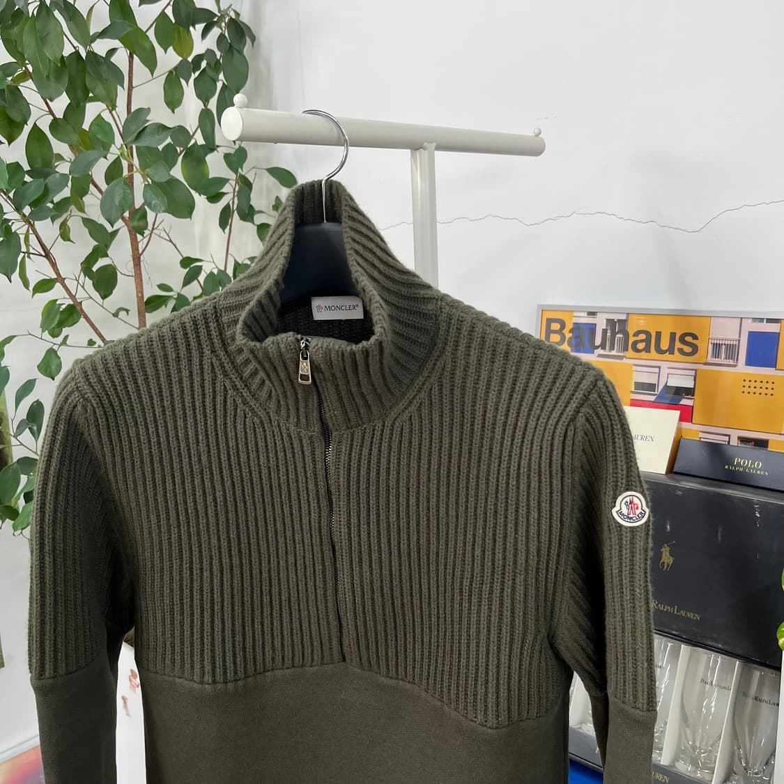 몽클레어 풀오버 하프집업 니트 M 상품이미지2