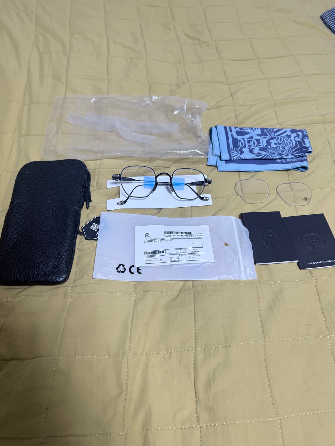 크림구매)크롬하츠 안경 바질릭토리안 매트블랙 상품이미지1