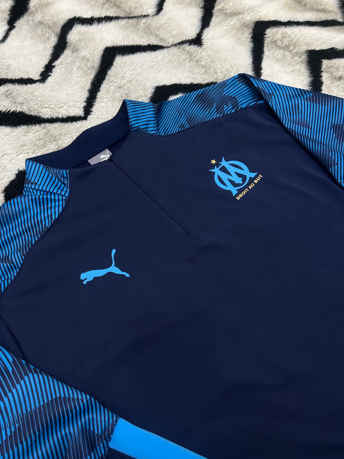 [한국3XL]푸마 19-20 올림피크 마르세유 트레이닝 탑/기모 상품이미지1