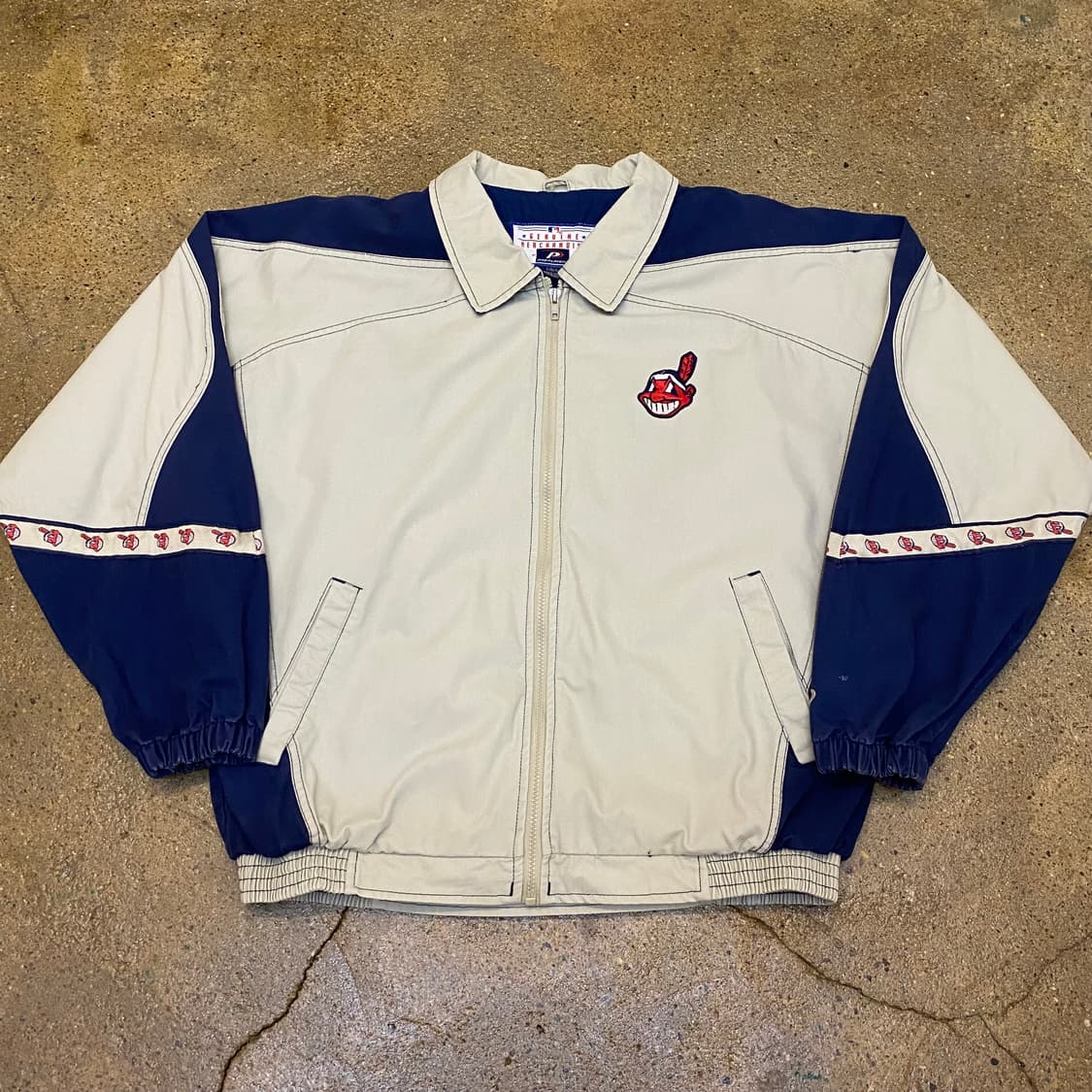 90s Made in Korea 미국 빈티지 프로플레이어 바람막이 자켓 상품이미지1