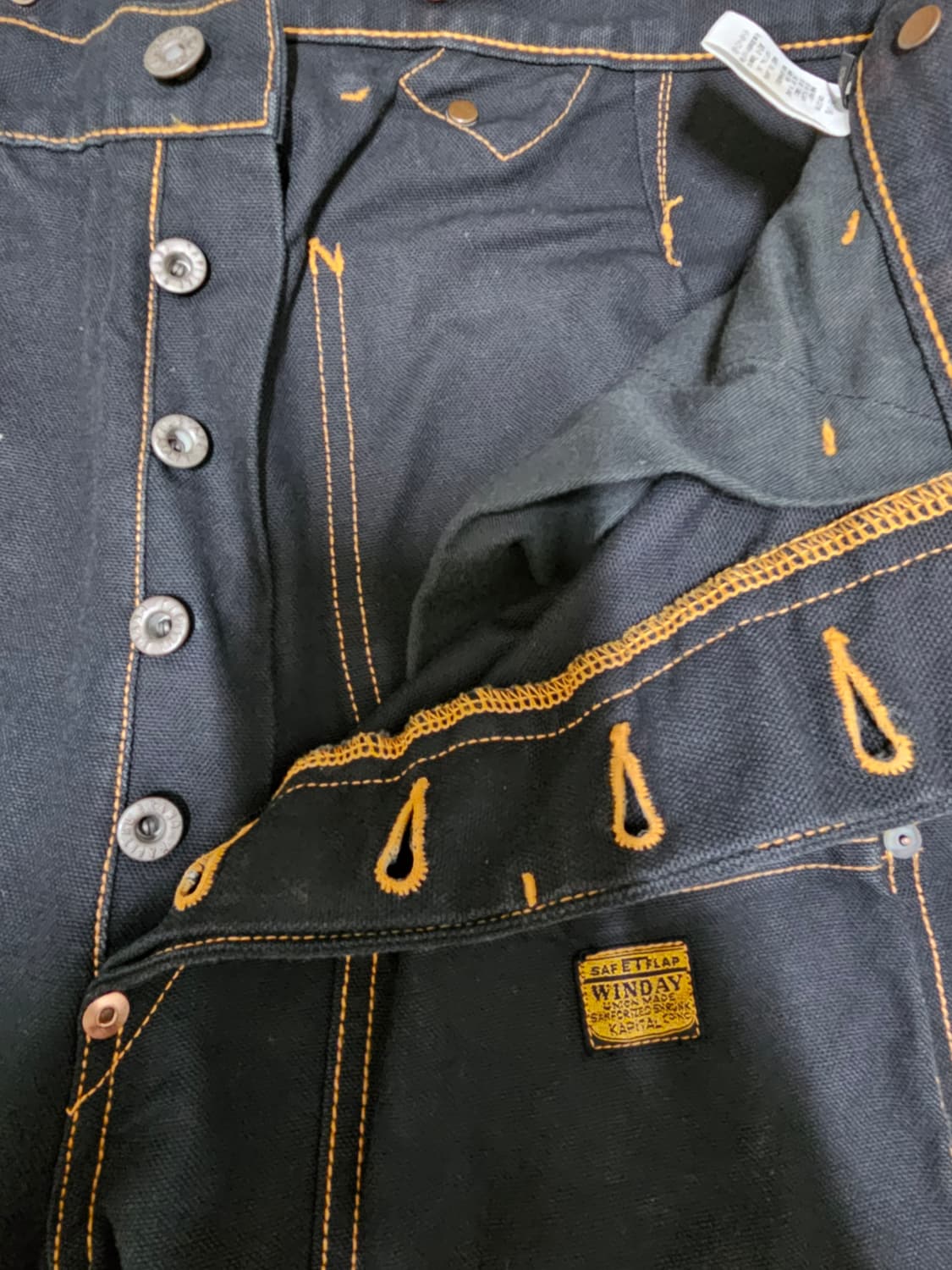 (판매) 캐피탈 럼버 팬츠 블랙 1사이즈 상품이미지4