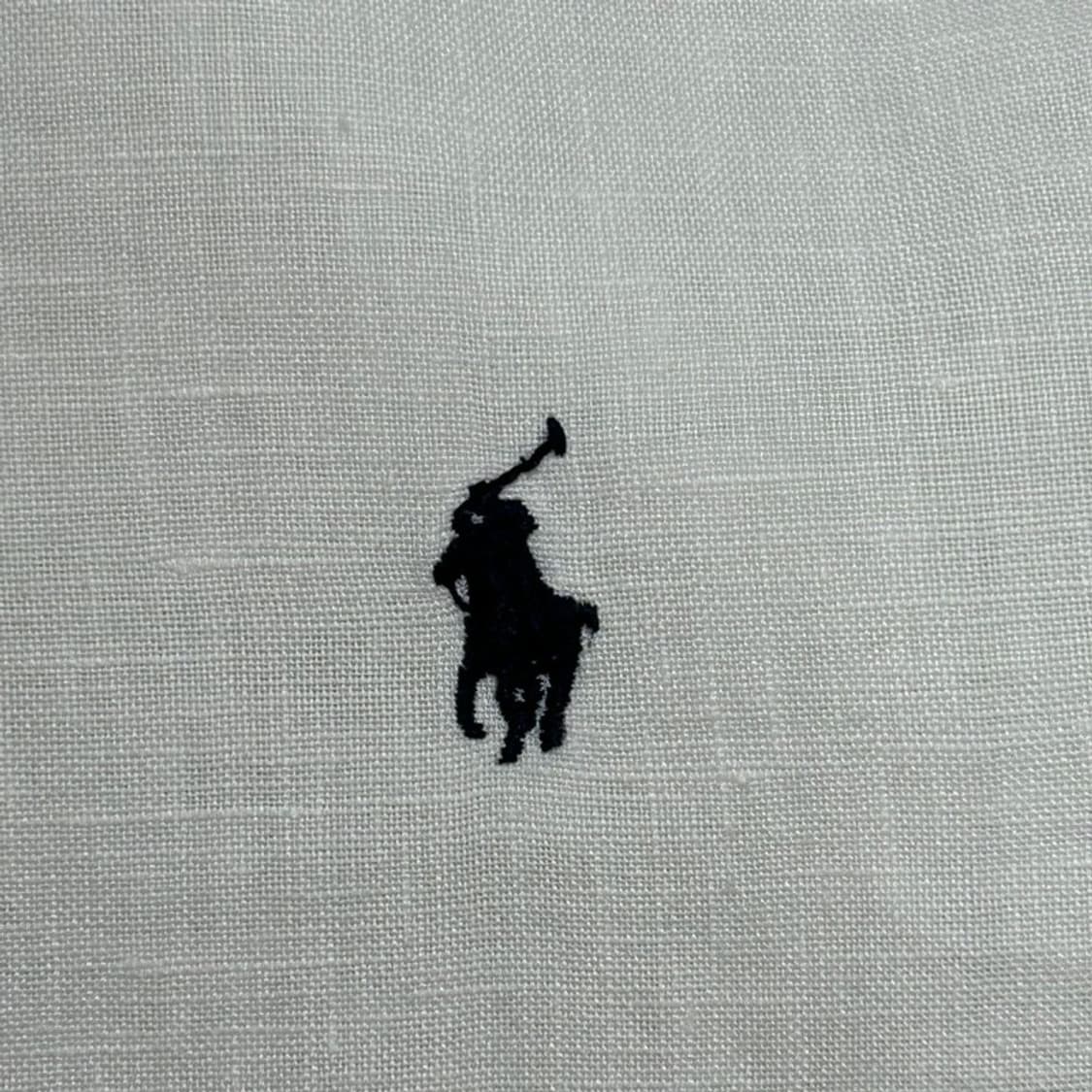 POLO RALPH LAUREN 린넨 셔츠 화이트 M 상품이미지2