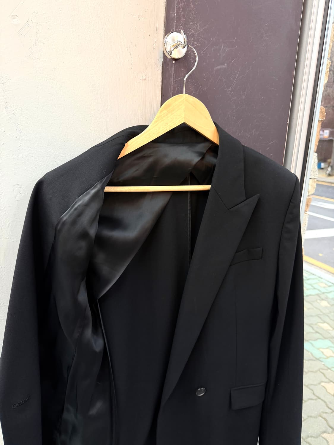 38/ 준지 20FW 피크드 더블 블레이저 자켓 상품이미지7