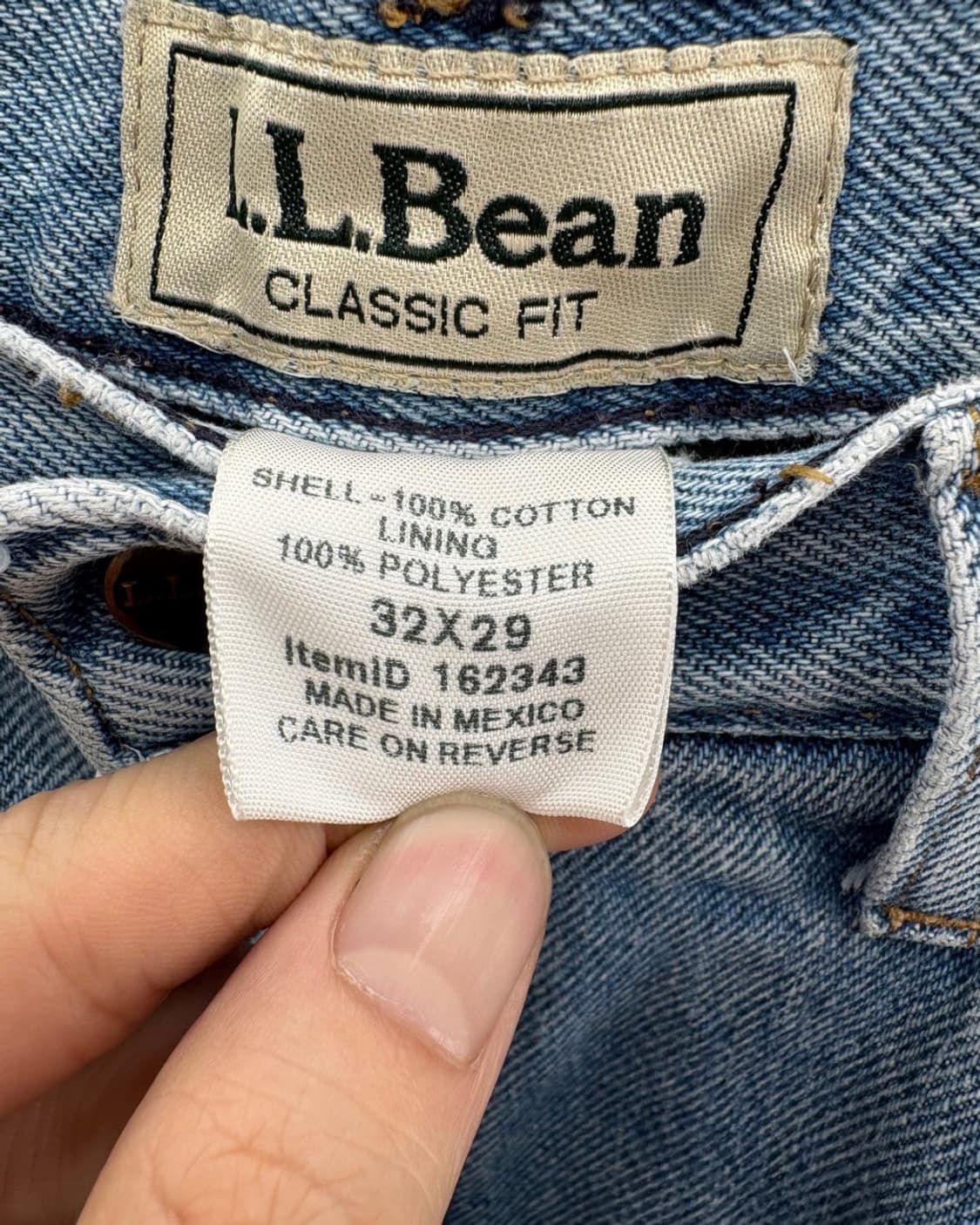 👖 L.L.Bean 클래식핏 라이트 데님 팬츠 상품이미지3