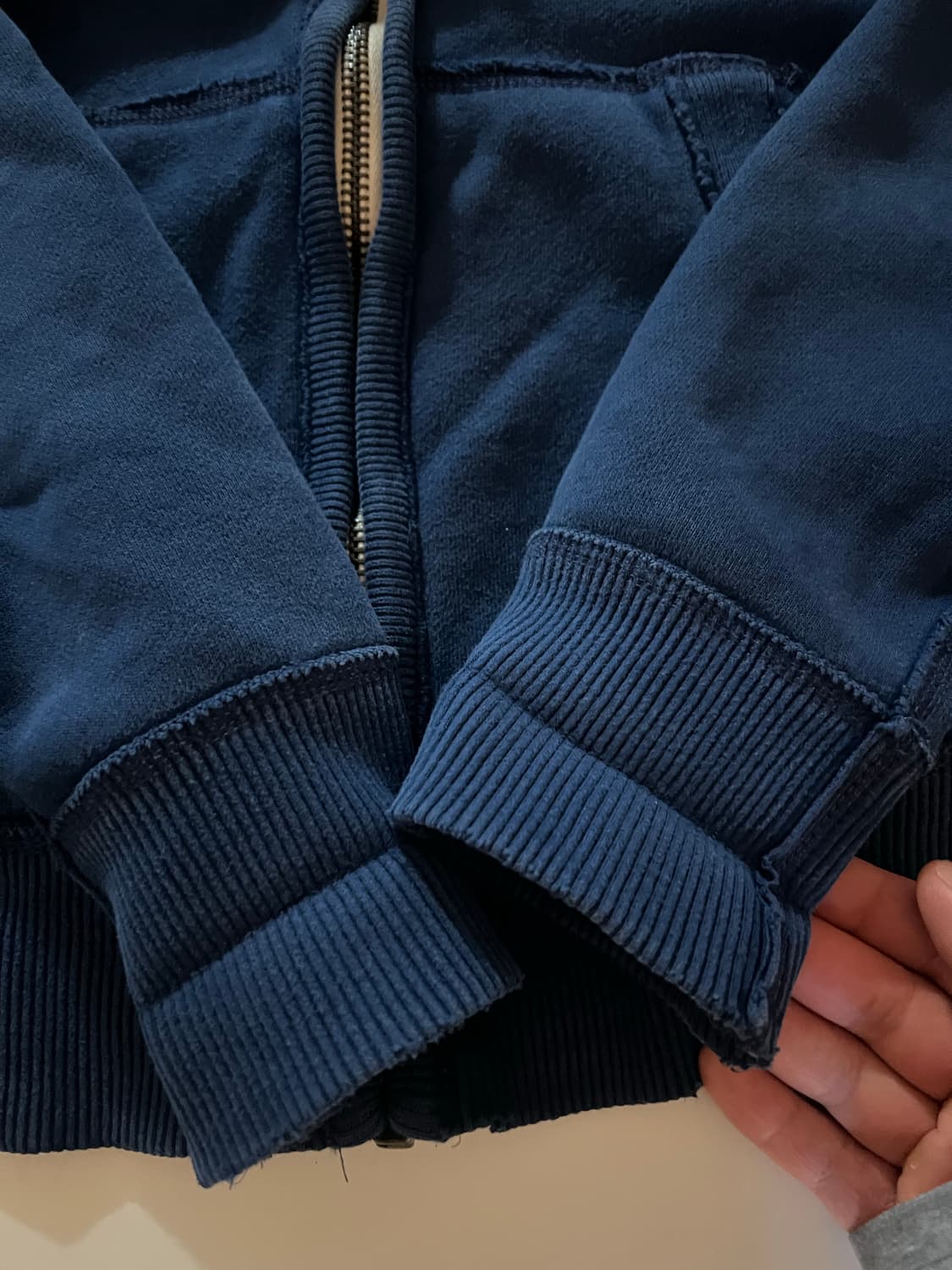 아베크롬비 후드집업 블루 L 상품이미지3