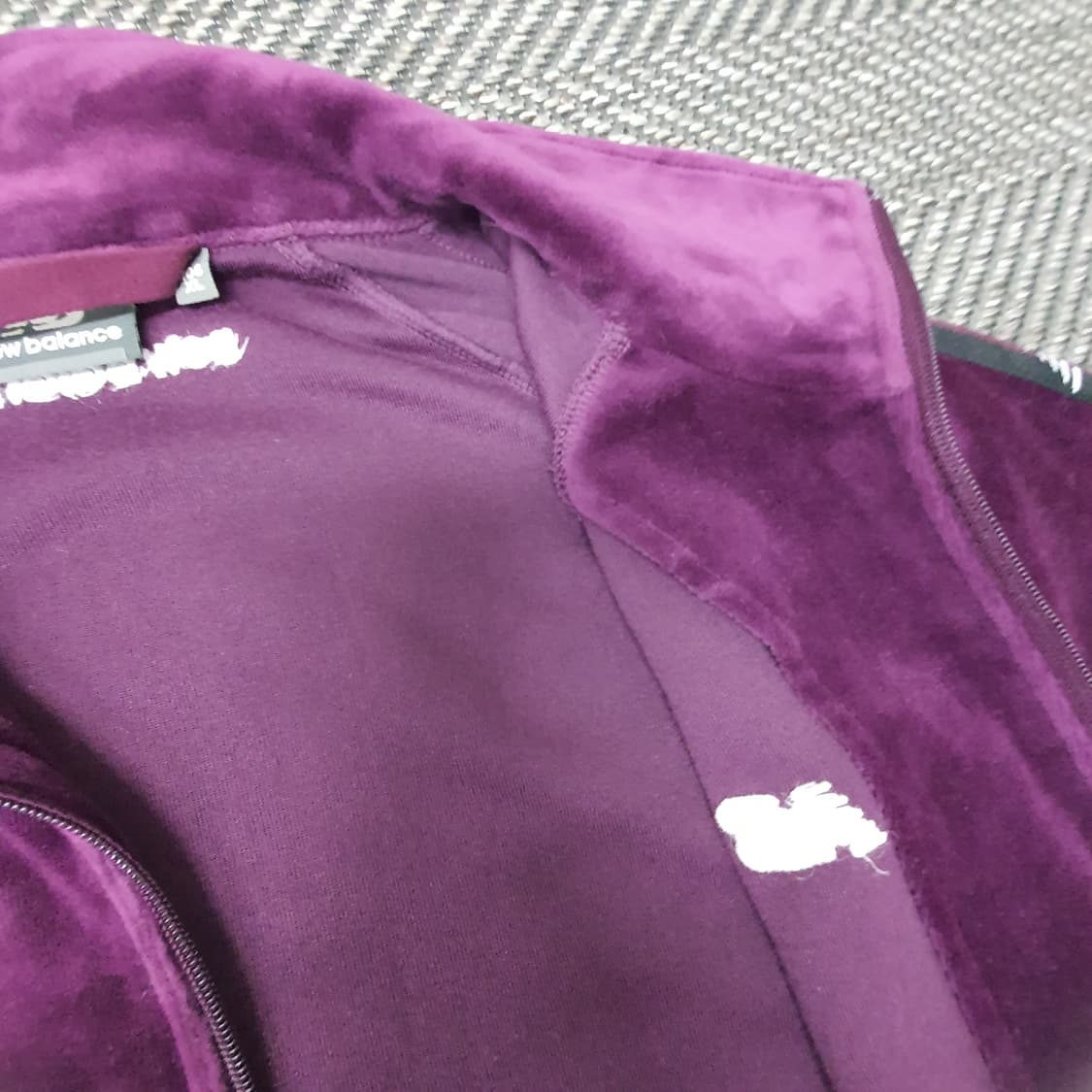 뉴발란스 벨벳 간절기 집업자켓 남자105 상품이미지7