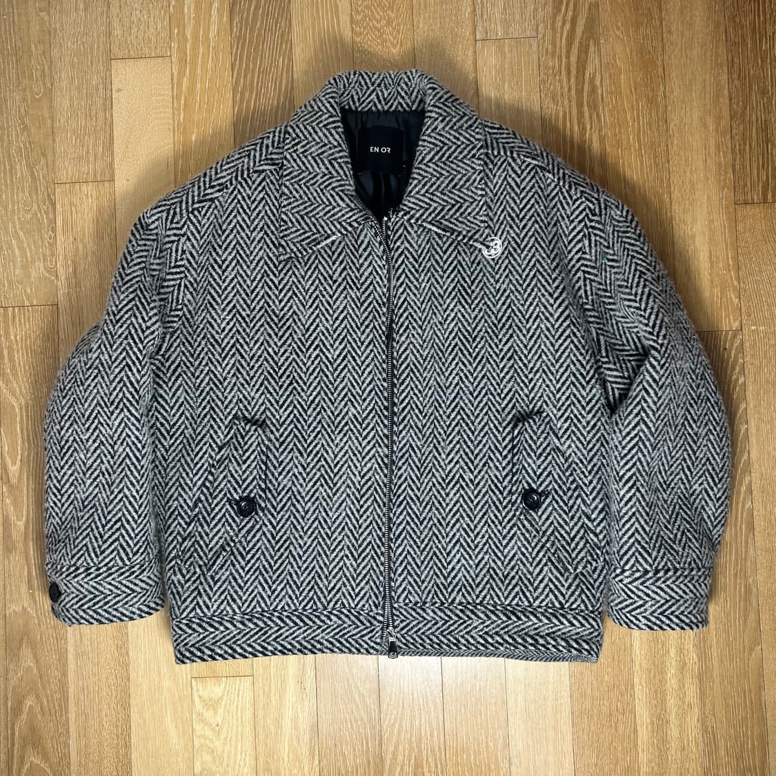 ENOR 엔즈올 헤링본 자켓 100 상품이미지1