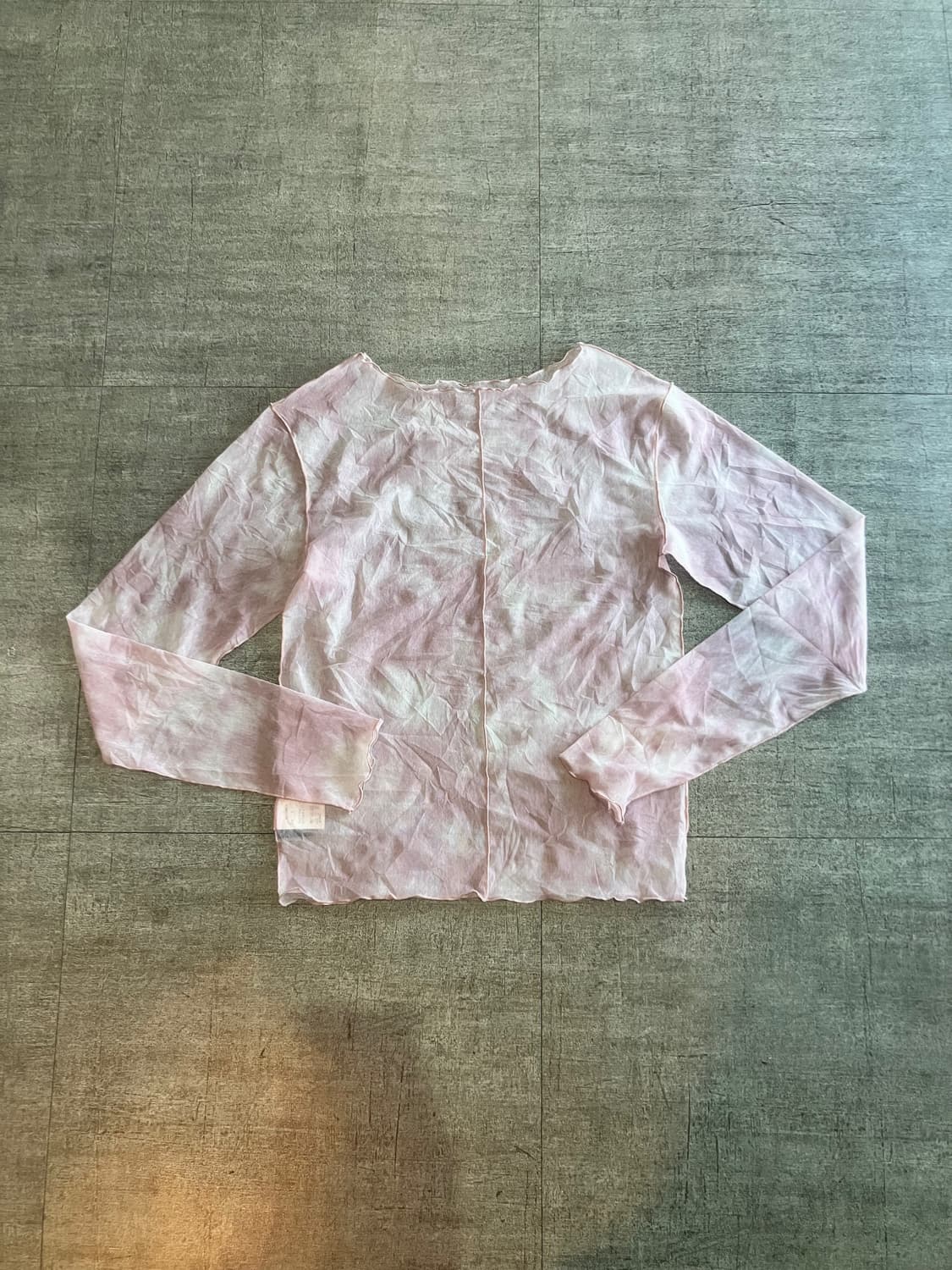 일본빈티지 Kastane 달천깔페어리 공주풍 쉬폰티셔츠 핑크 상품이미지1