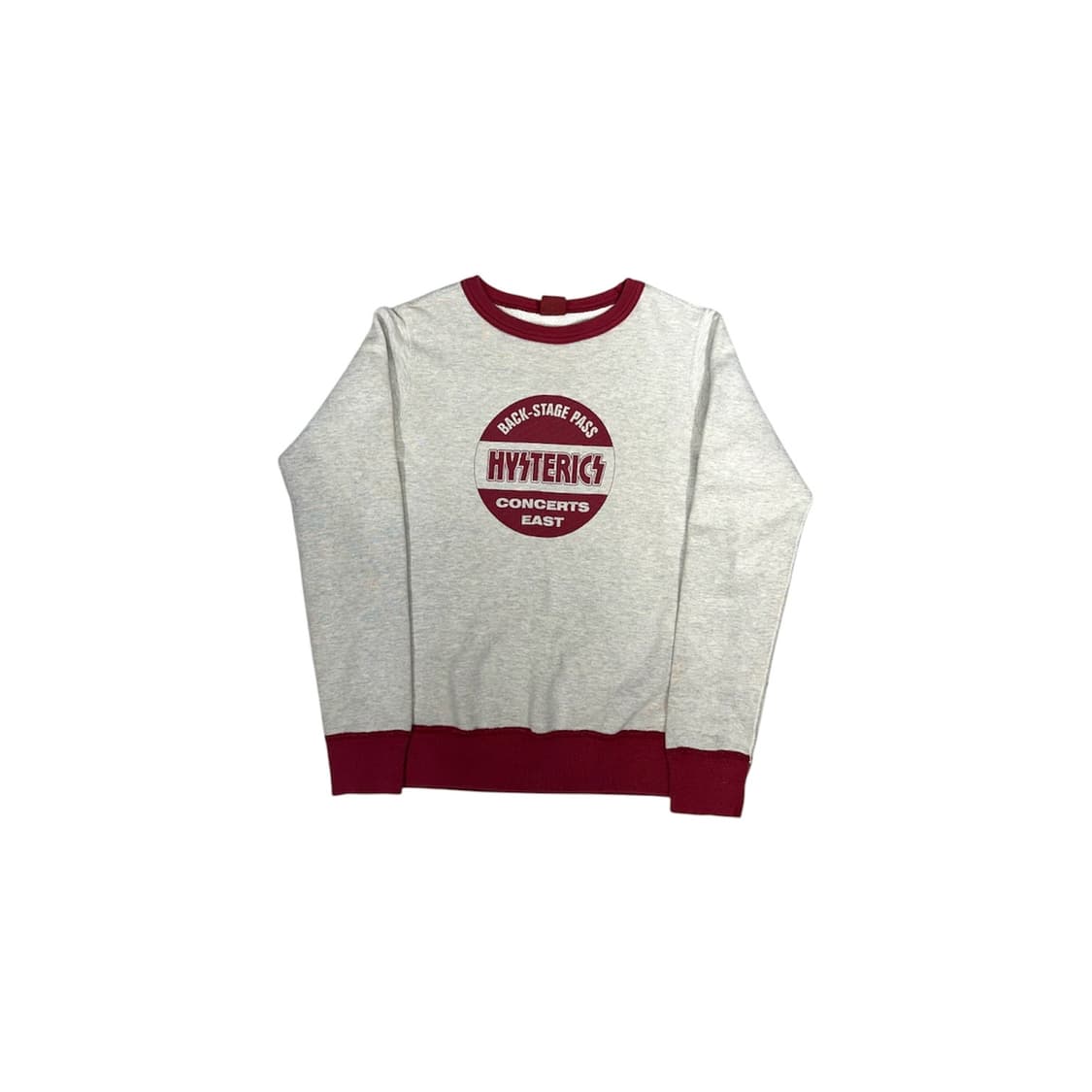 히스테릭 글래머 베이지 레드 써클 로고 프린팅 맨투맨 스웻 셔츠 상품이미지4