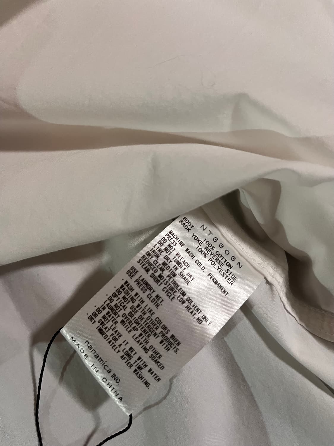 The NorthFace Purple label  노스페이스 화이트셔츠 상품이미지6