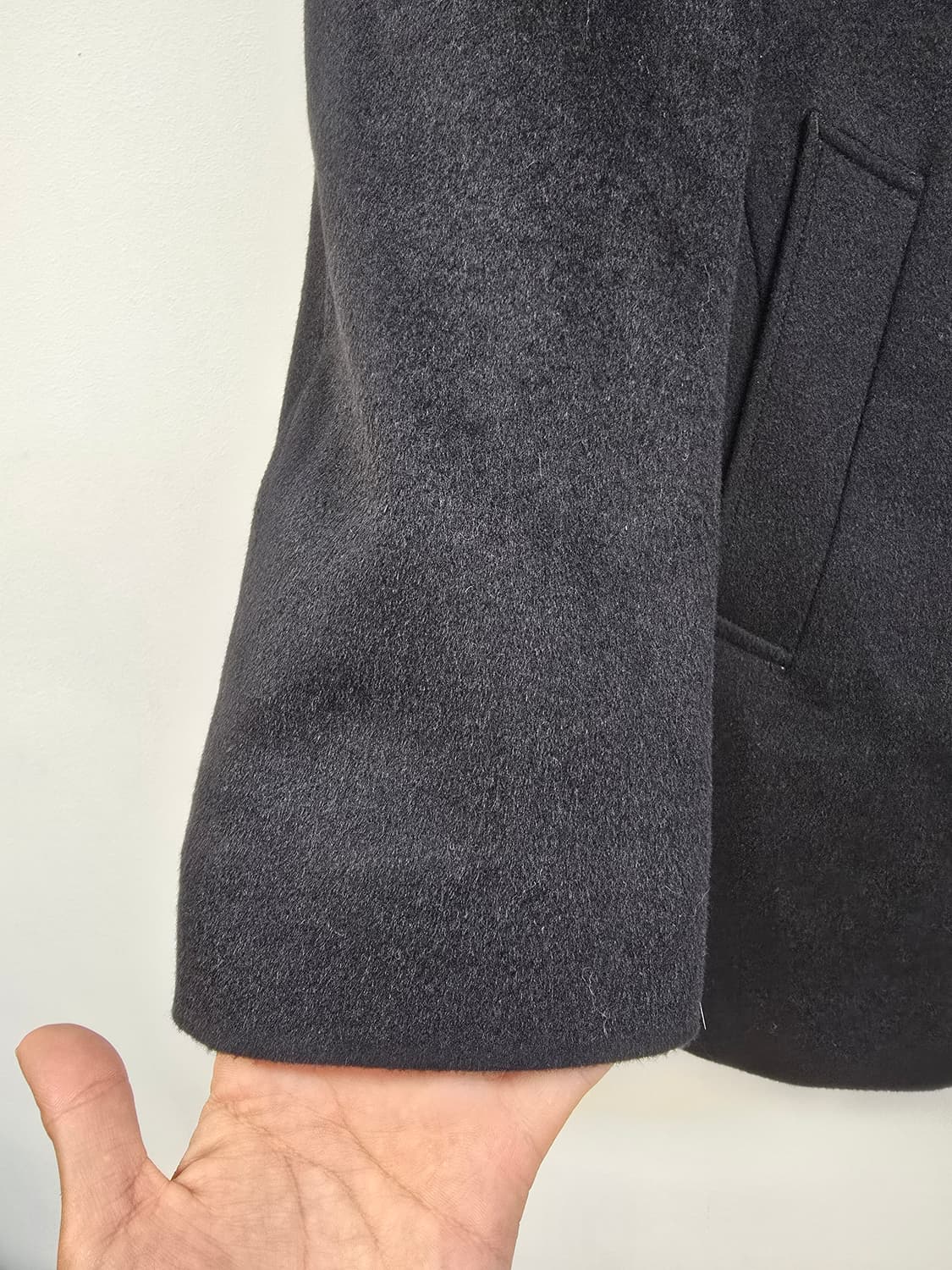 니나리치 원단 캐시미어 100% 머스크랫 퍼내피 맞춤 코트 상품이미지7