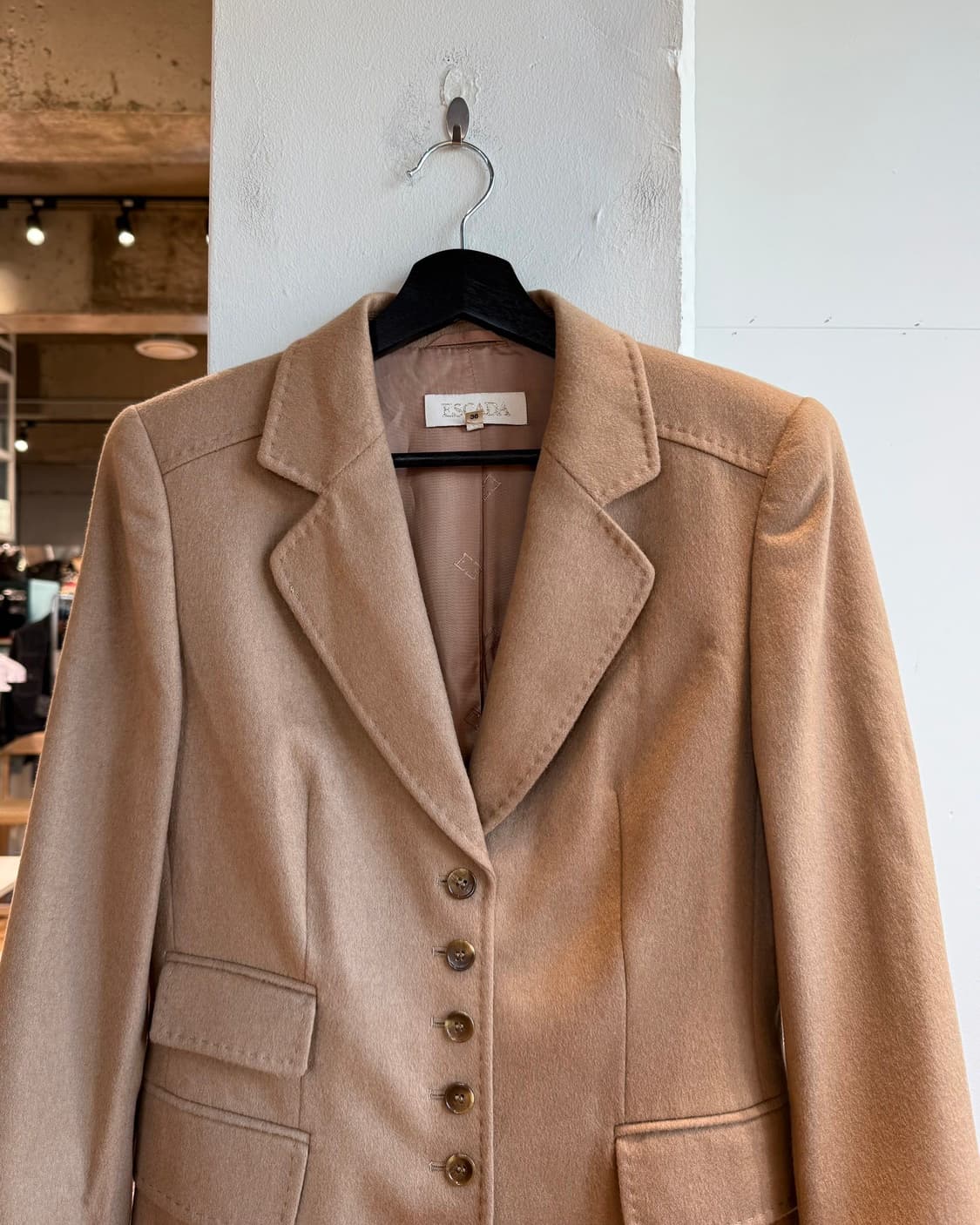 에스카다 브라운 카멜울 블레이저 자켓  상품이미지3