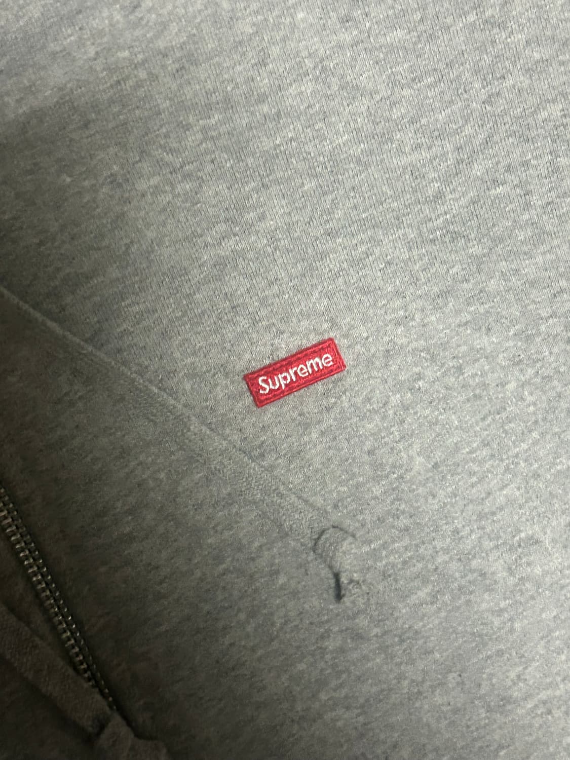 슈프림 스몰박스로고 후드집업 교환O 상품이미지3