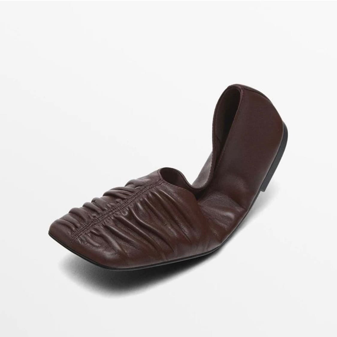 셔링 소프트 발레리나 플랫슈즈 상품이미지2