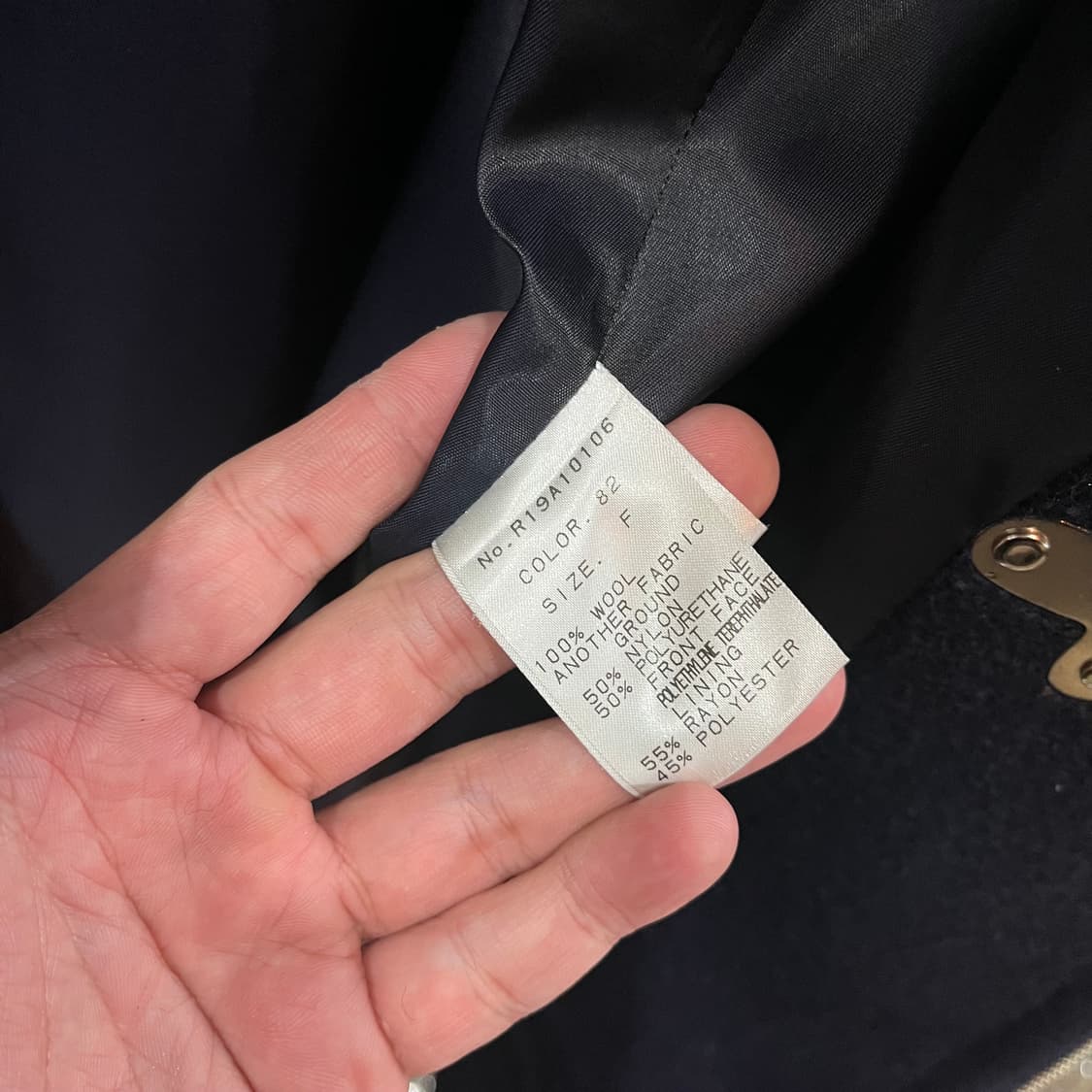 룸쉐 Rumché 파이어맨 울 롱코트 상품이미지8