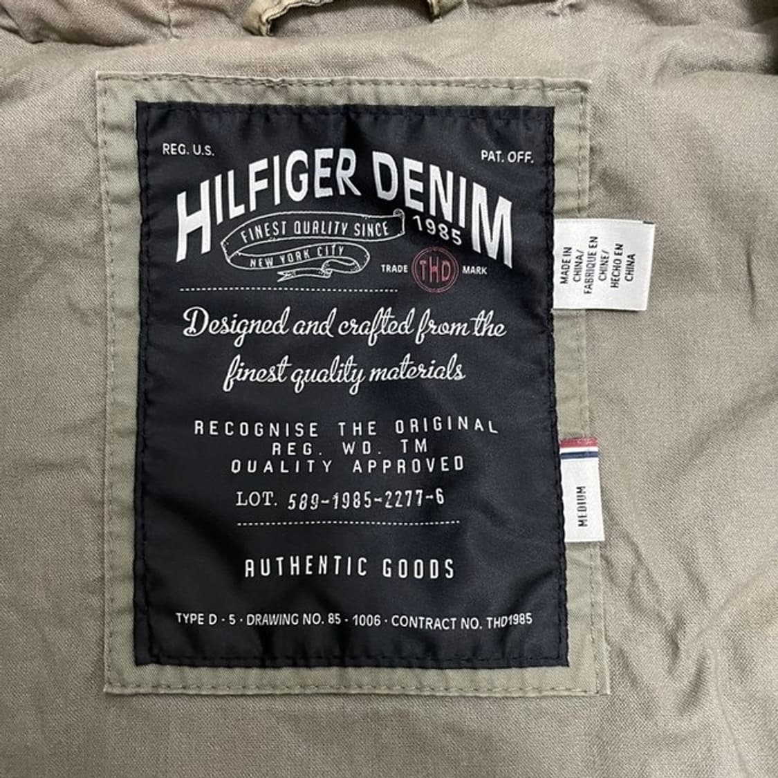 힐피거 데님 피쉬테일 야상 (S) 상품이미지6