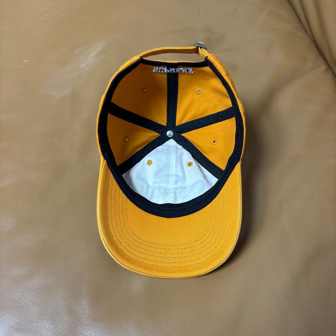 슈프림 6패널 볼캡 모자 멀티 컬러 로고 오렌지 상품이미지6