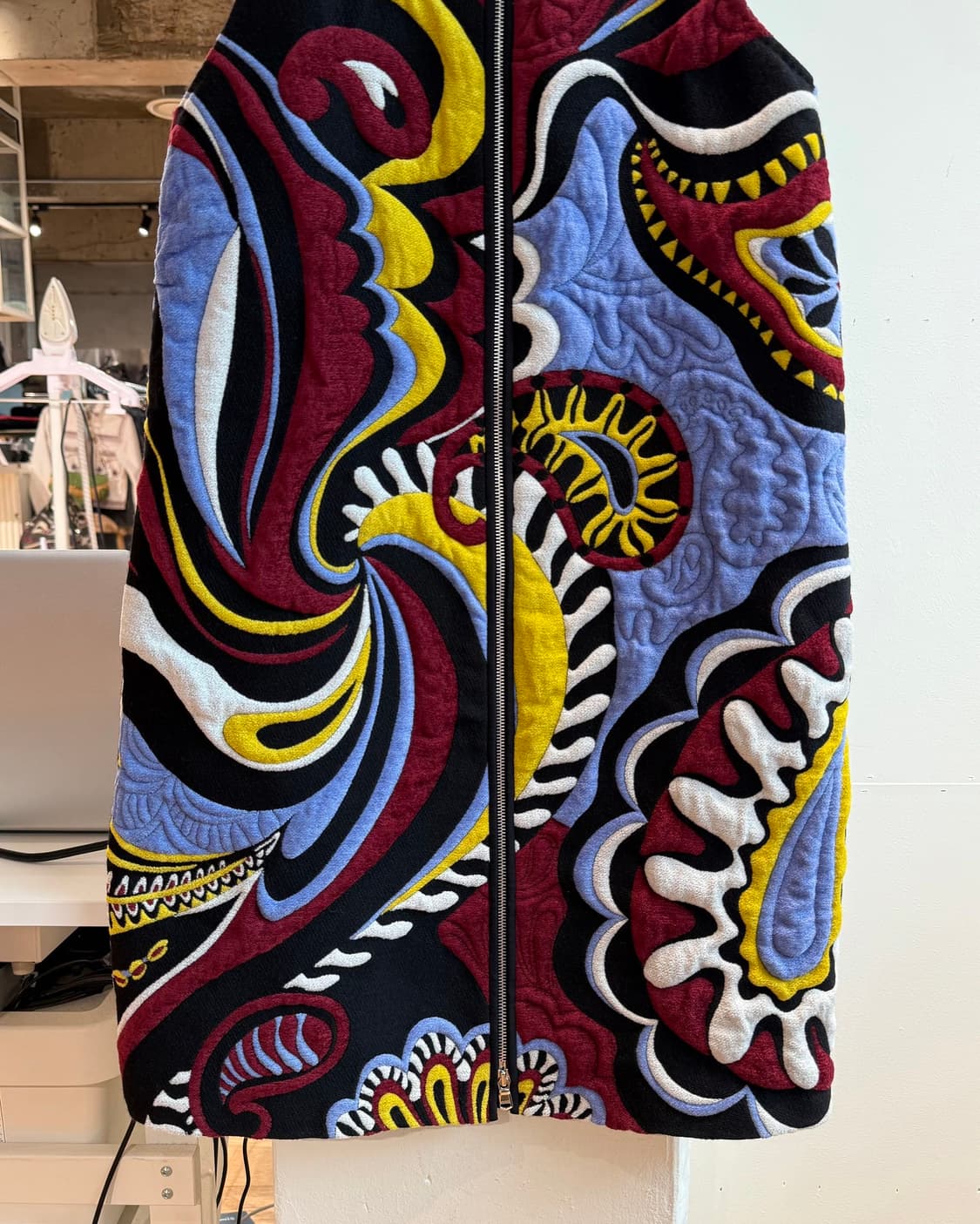 에밀리오 푸치 멀티컬러 퀼팅 슬리브리스 드레스 상품이미지4