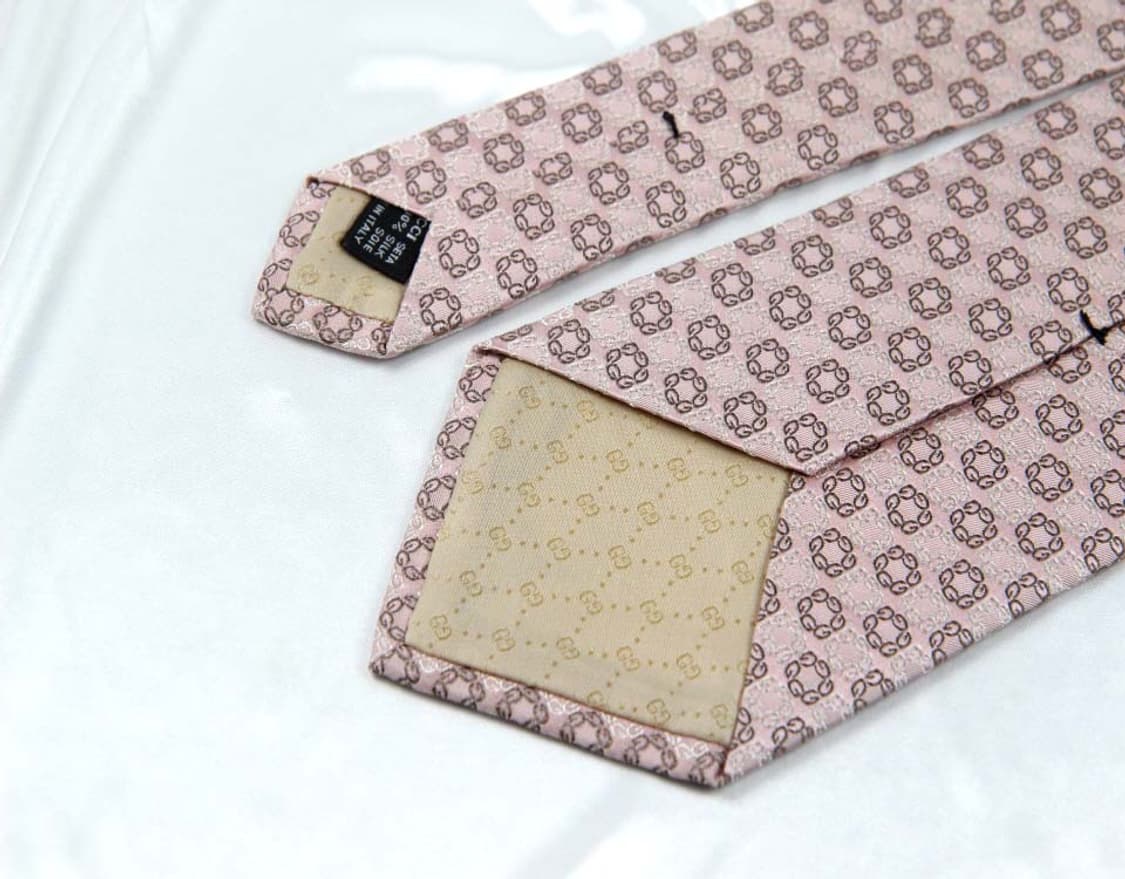 구찌 9.6cm S등급 GG모티브 남자 명품 넥타이 빈티지 상품이미지4