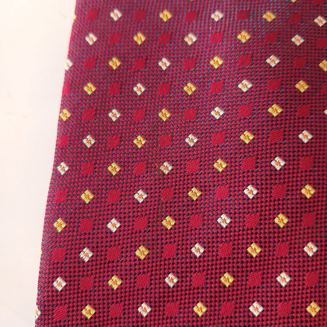 지방시 실크 레드 패턴 넥타이 9.9cm A등급 A19318
 상품이미지10