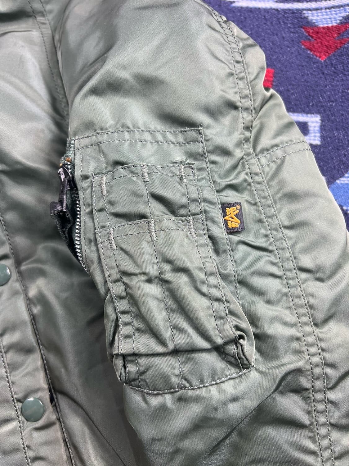 80s 알파 인더스트리 정품 N-3B 빈티지 파카 상품이미지2