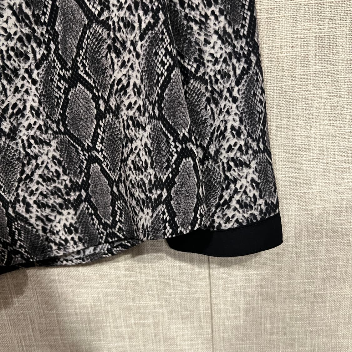 빈티지 파이톤 블라우스 (W) L 상품이미지5