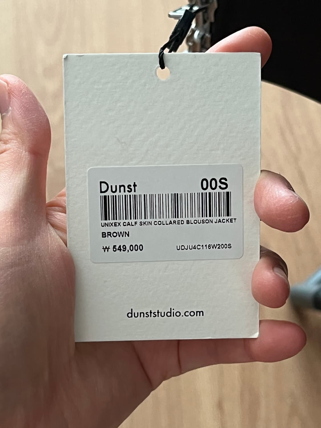 던스트 카프스킨 가죽 레더자켓 상품이미지4