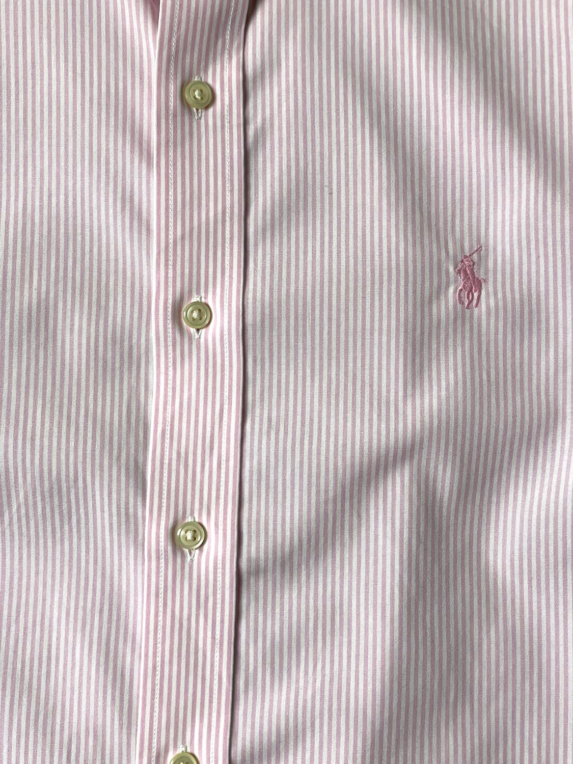 RALPH LAUREN 랄프로렌 핑크 스트라이프 코튼셔츠 상품이미지3
