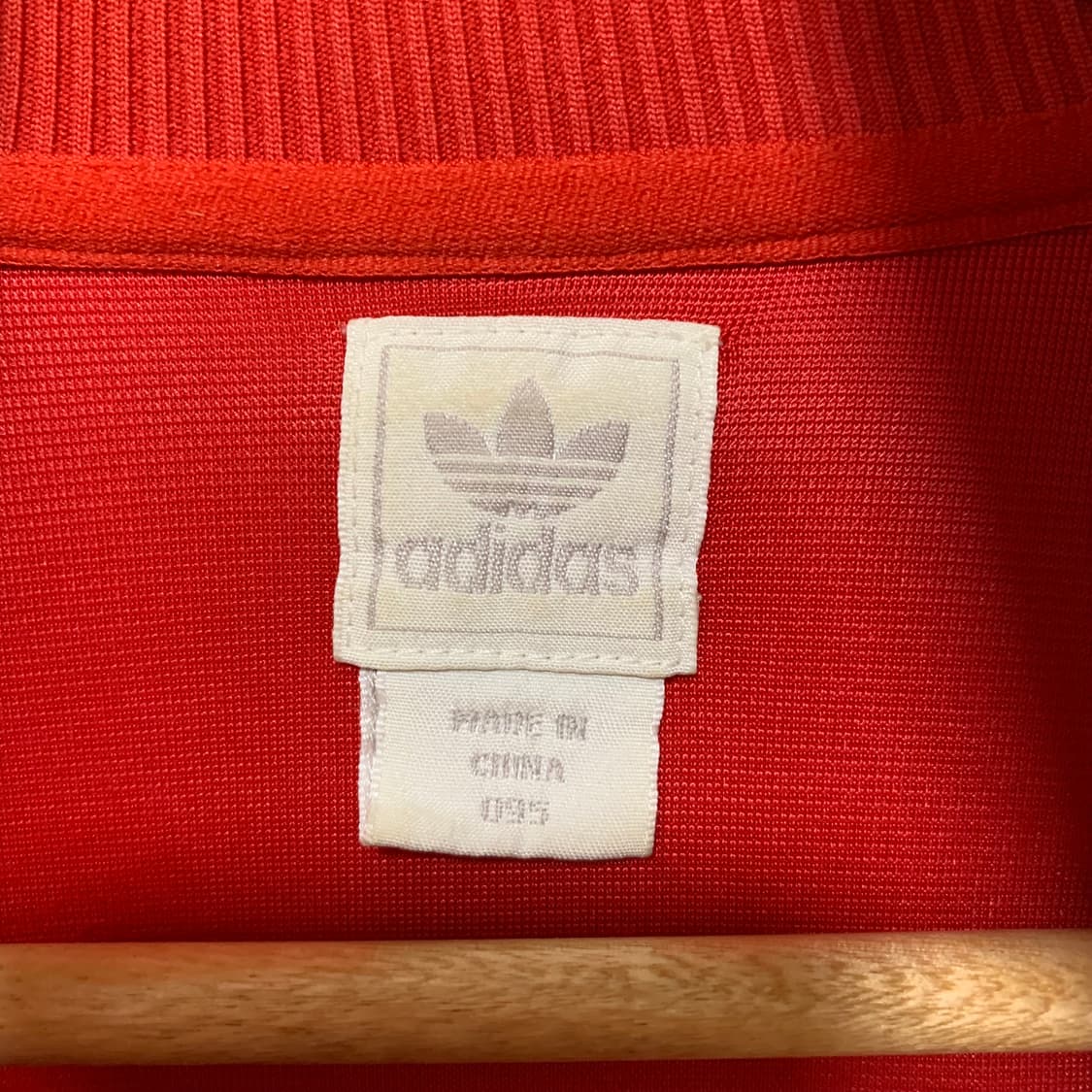 아디다스 페루 트랙탑 빈티지 져지 00s 2010 남녀공용 레드 아이보리 상품이미지6