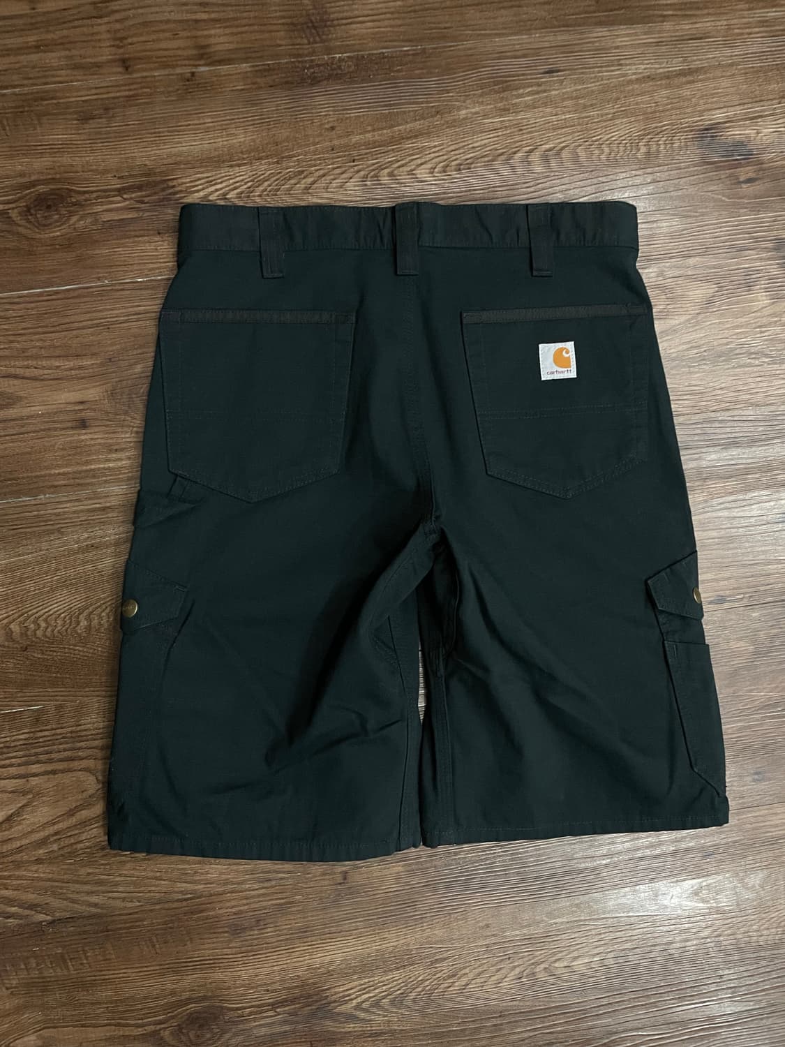 칼하트 립스탑 카고 워크 쇼츠 블랙 B357 상품이미지1