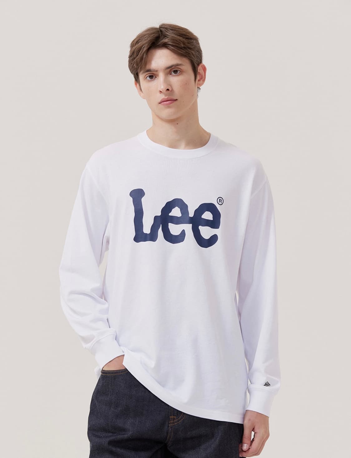 [새상품] M) Lee 리 빅트위치 긴팔 티셔츠 화이트 상품이미지1