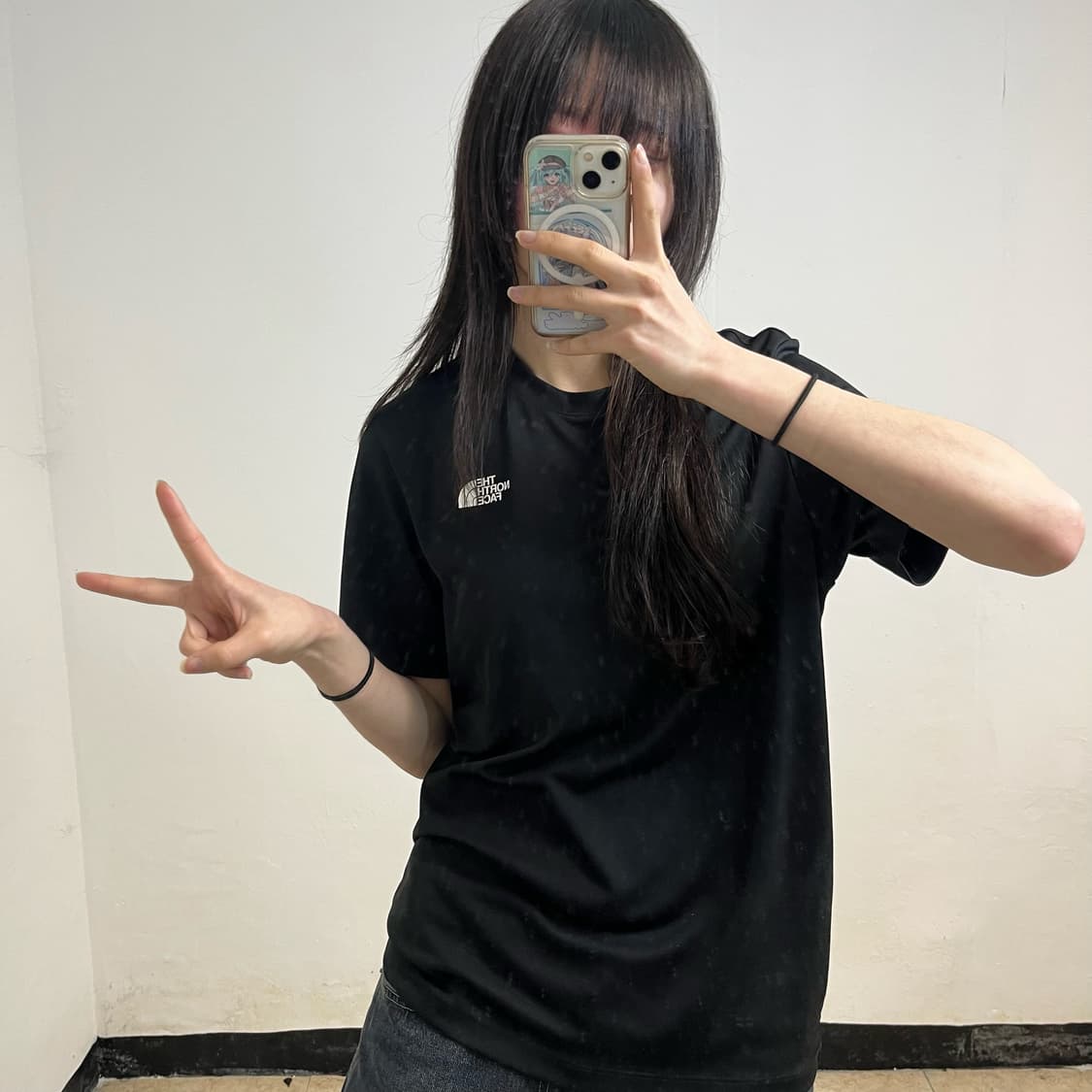 The North Face black functional t-shirt 상품이미지2