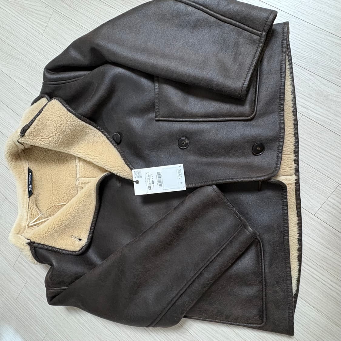 새상품) Xs 사이즈 ) 자라 무스탕 3548 246 상품이미지1