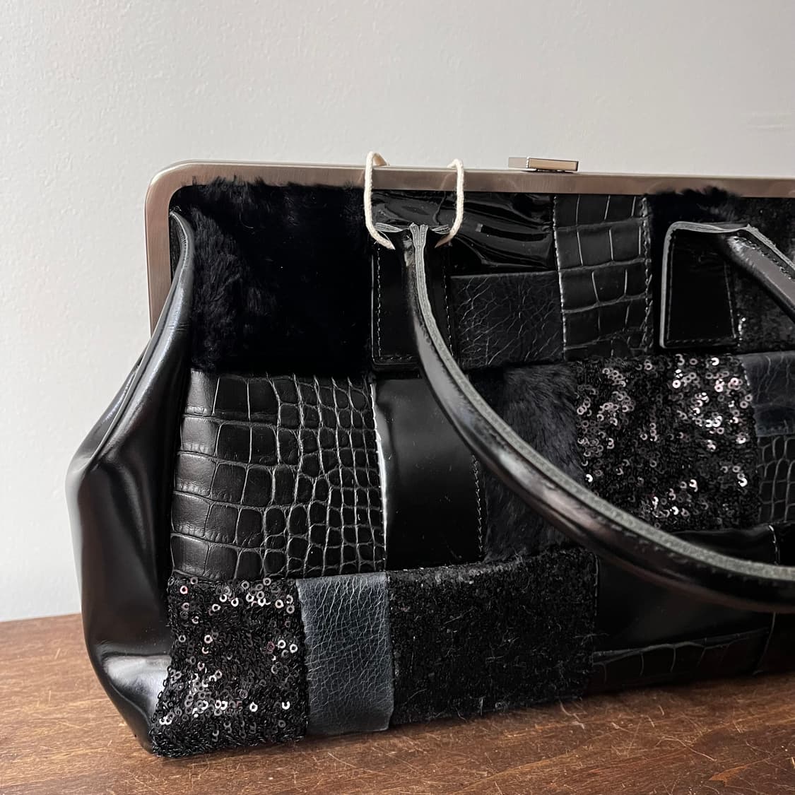 Archive Leather Patchwork Tote Bag 상품이미지4